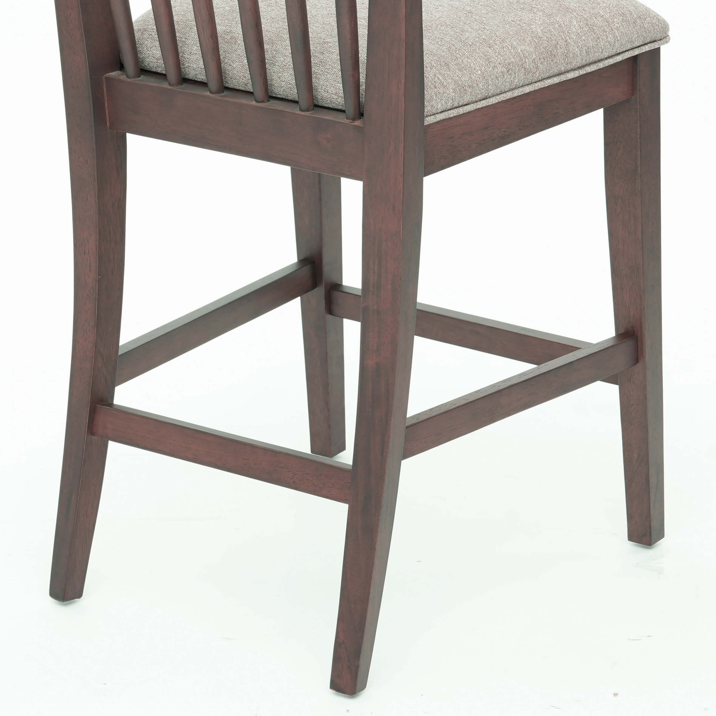 KMAX Farmhouse Counter Height Bar Stools Set of 2 - 00241CS