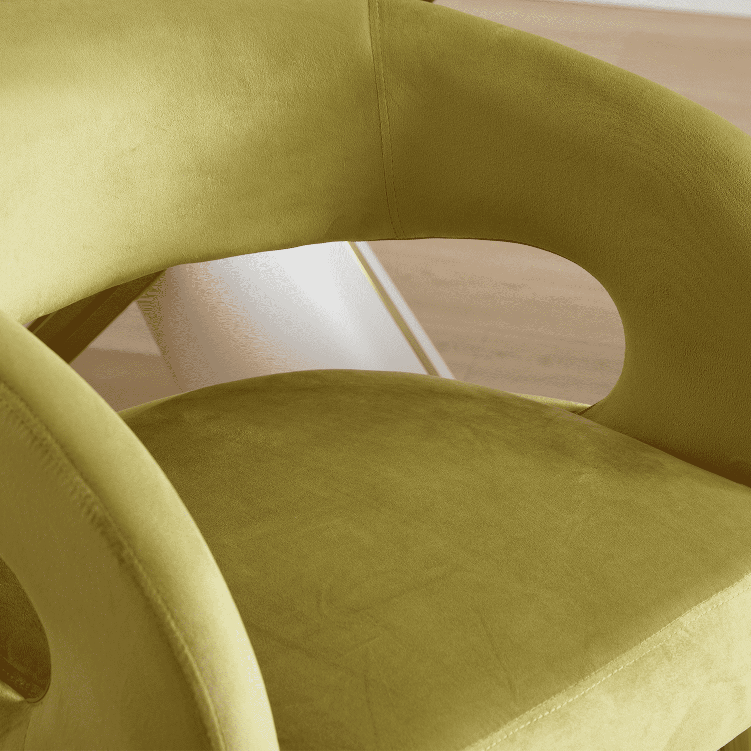 CHICAURA Velvet Upholstered Dining Chairs Set of 2 - 1777DC