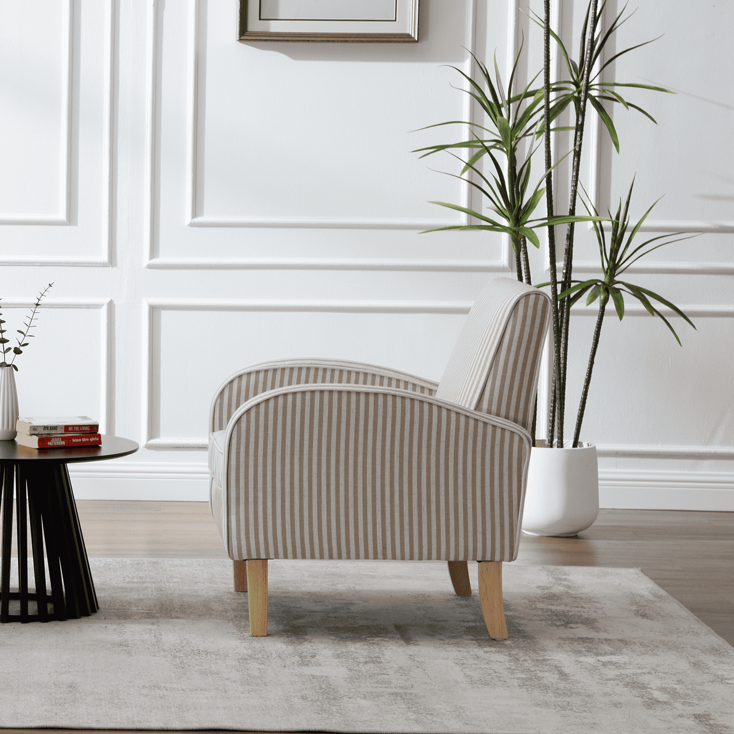 Janoray Curve Arms Accent Chair 1 PCS- 8375AC