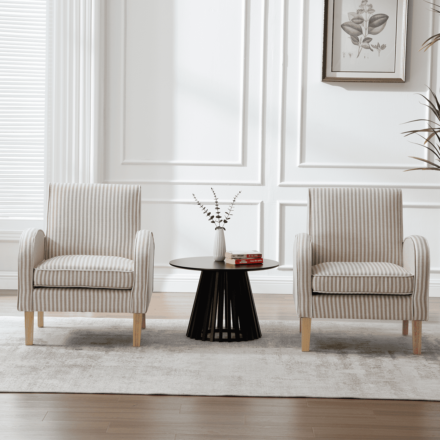 Janoray Curve Arms Accent Chair 1 PCS- 8375AC