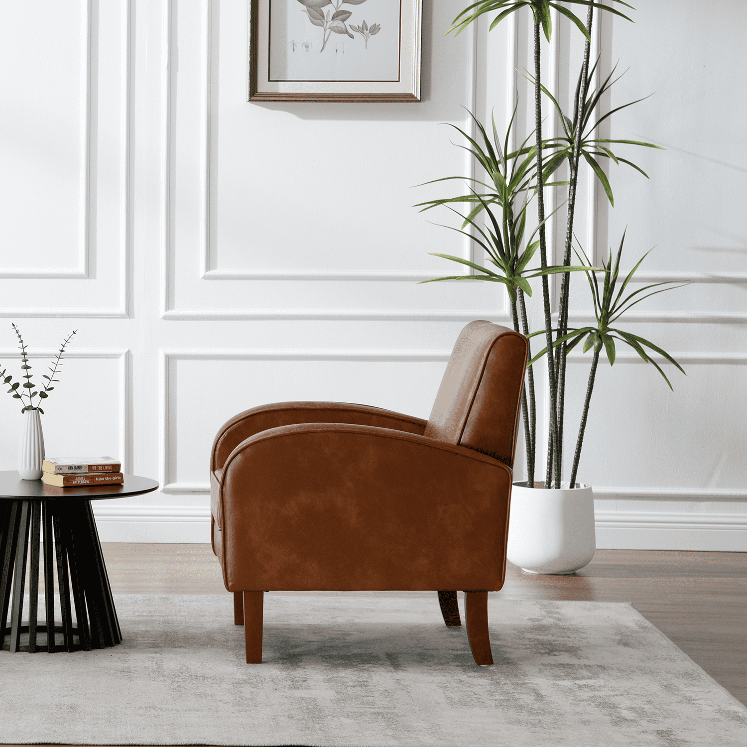 Janoray Curve Arms Accent Chair 1 PCS- 8375AC