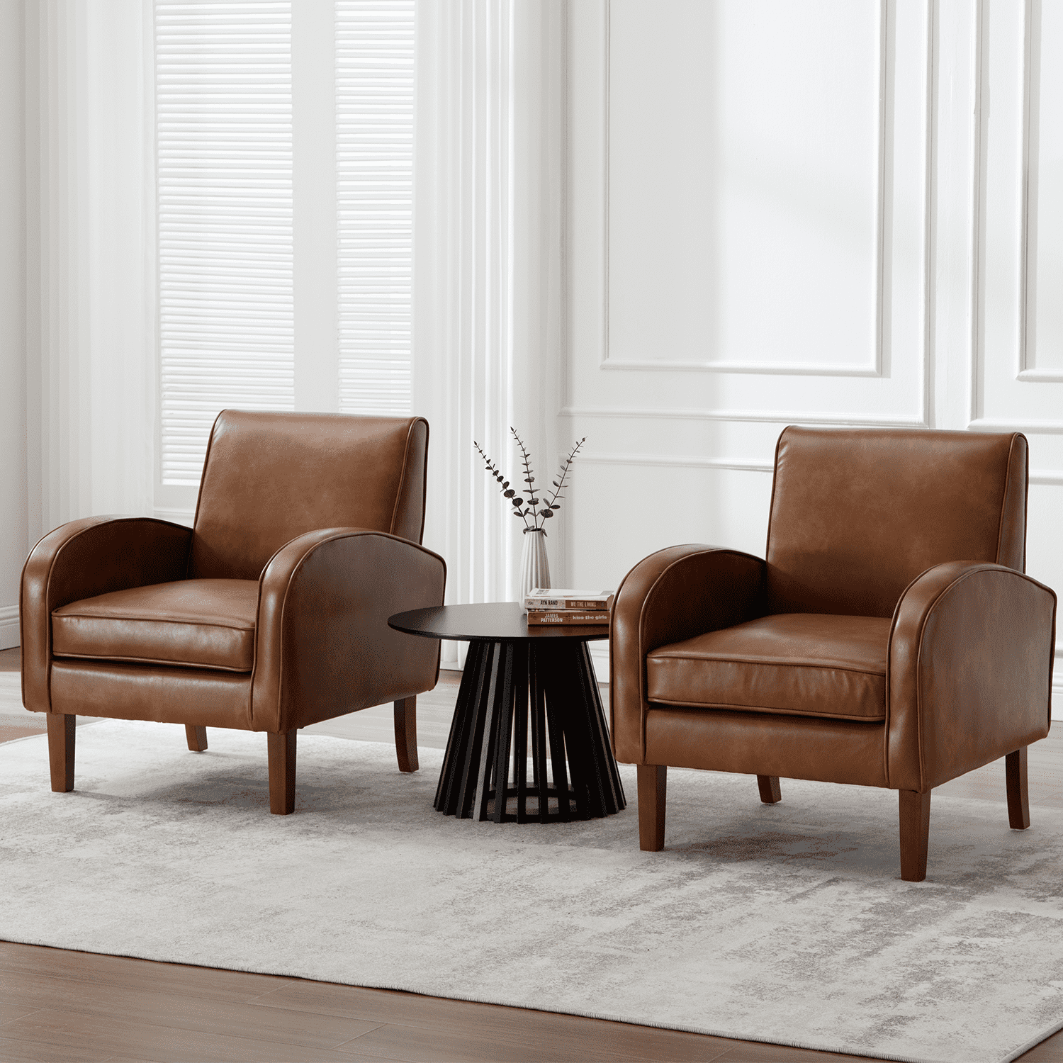 Janoray Curve Arms Accent Chair 1 PCS- 8375AC