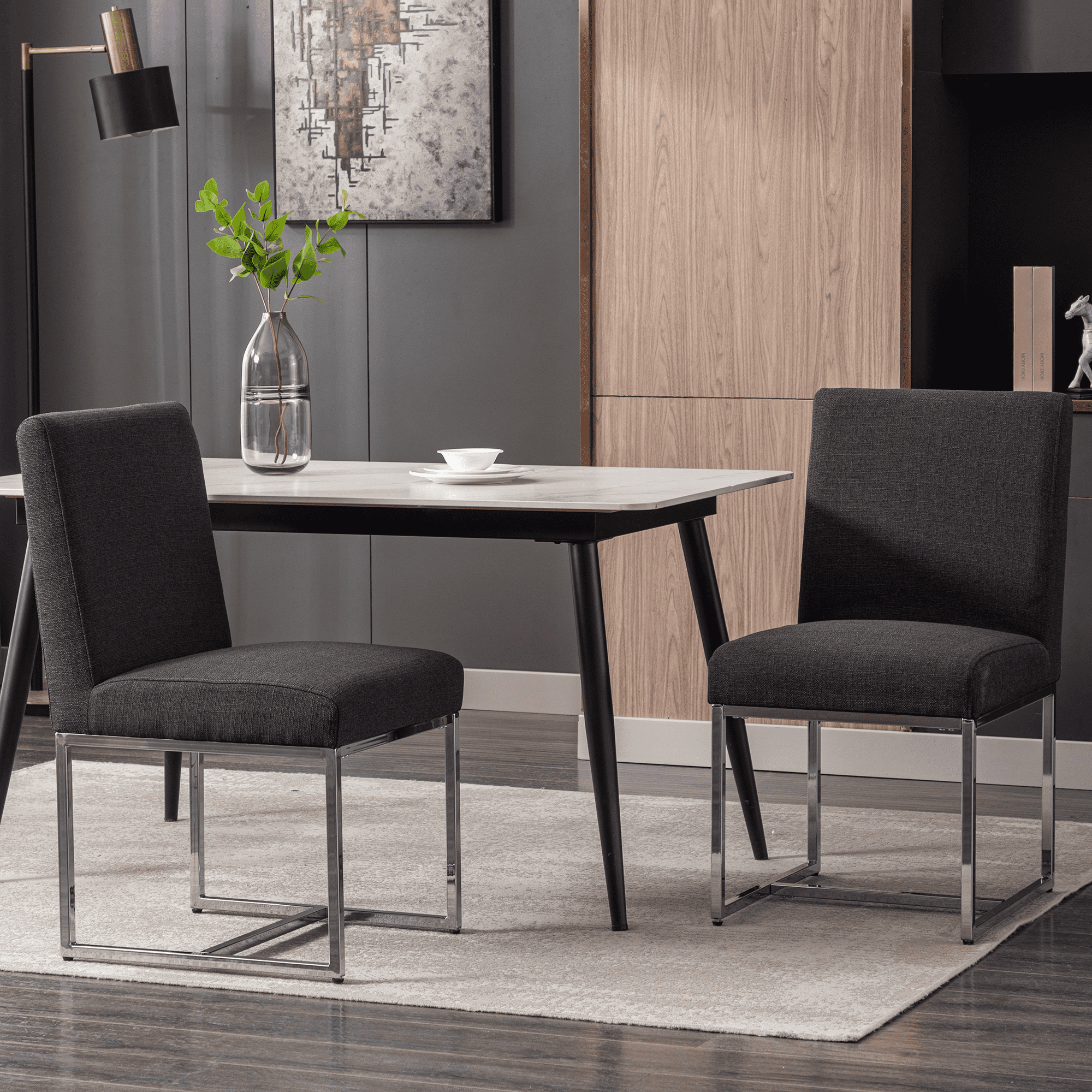 Modern Upholstered Dining Chairs Set of 2 - 1488DC