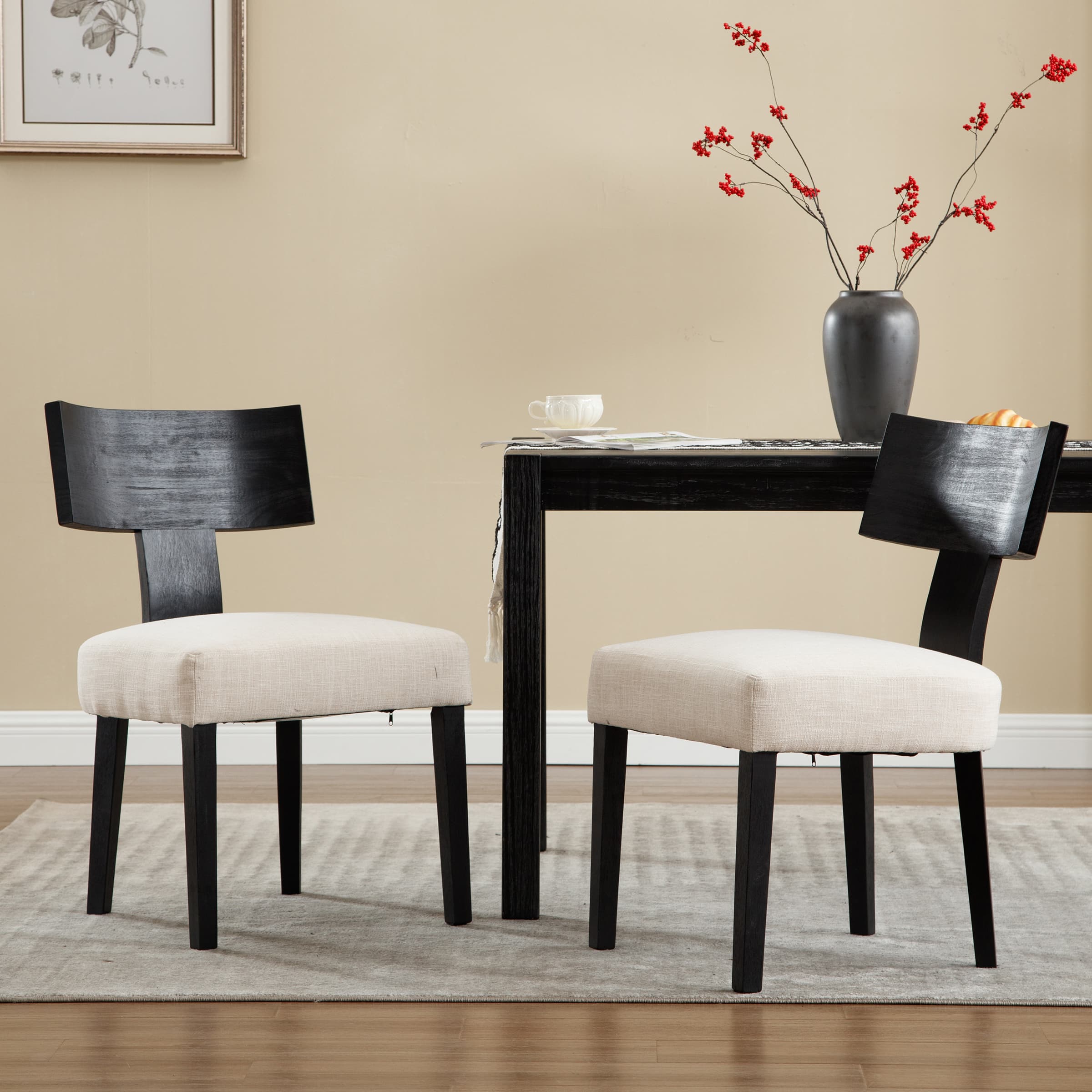 Janoray Farmhouse Dining Chairs Set of 2 - 10034DC