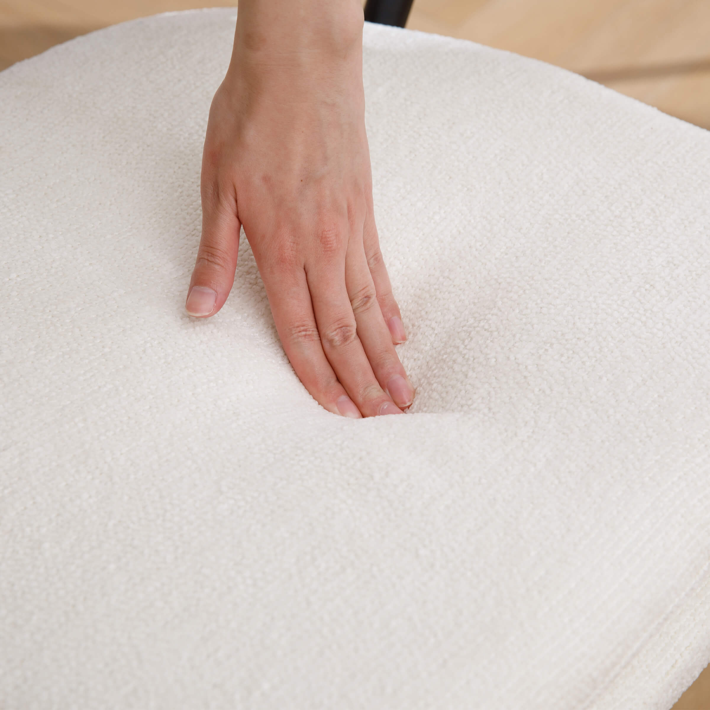 ROCITY Modern Barrel Dining Chairs Set of 2 - 20081DC