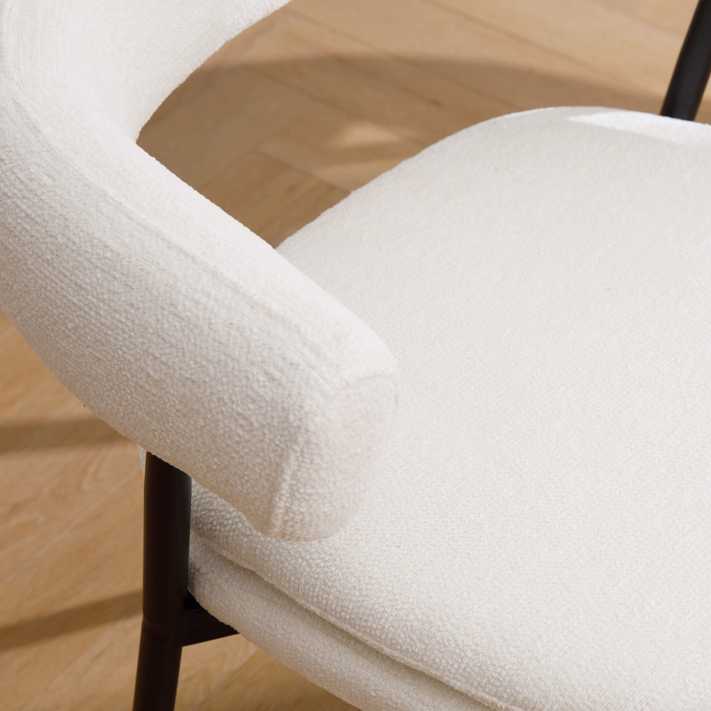 ROCITY Modern Barrel Dining Chairs Set of 2 - 20081DC