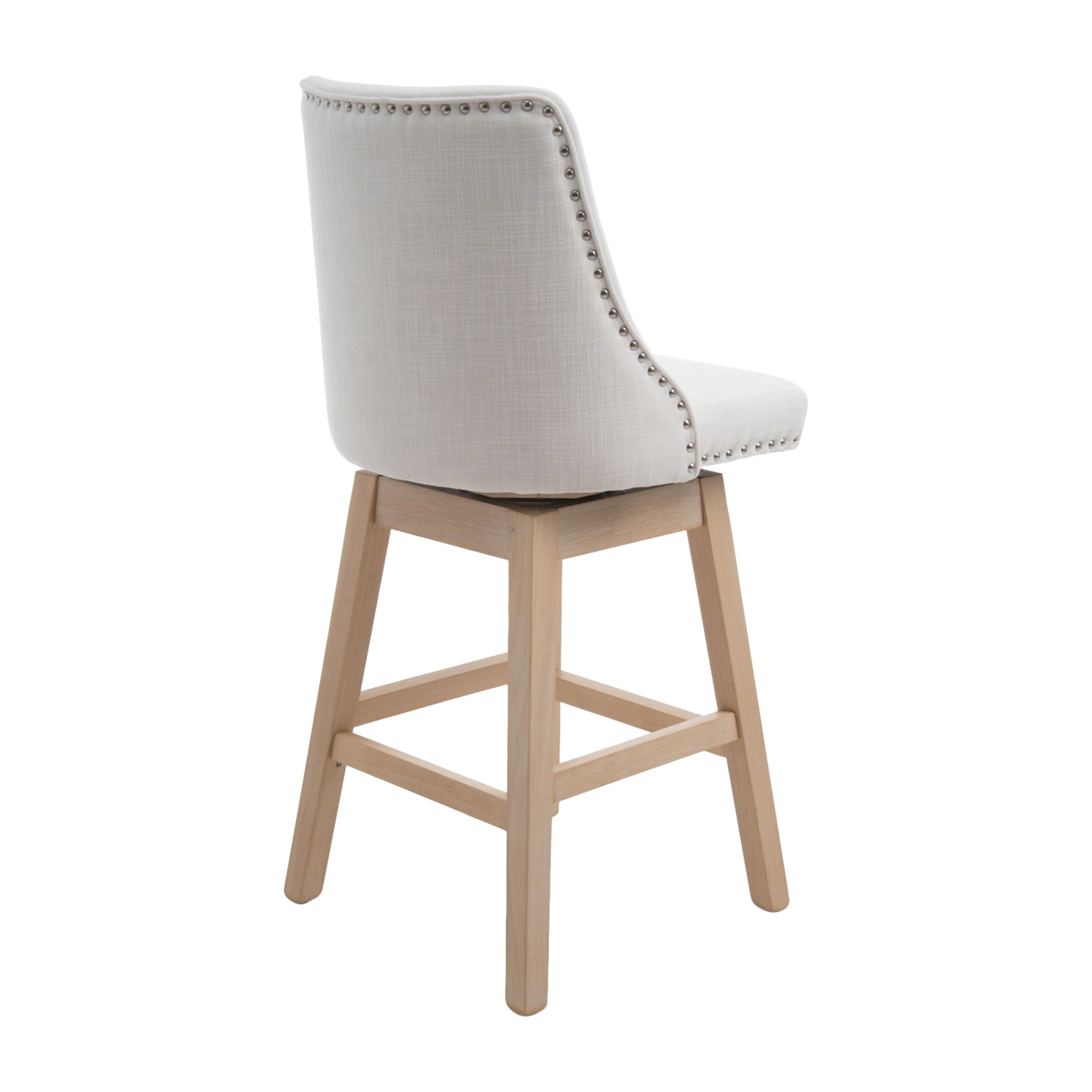 27.5"H Mid-Century Counter Swivel Bar Stools - 6017