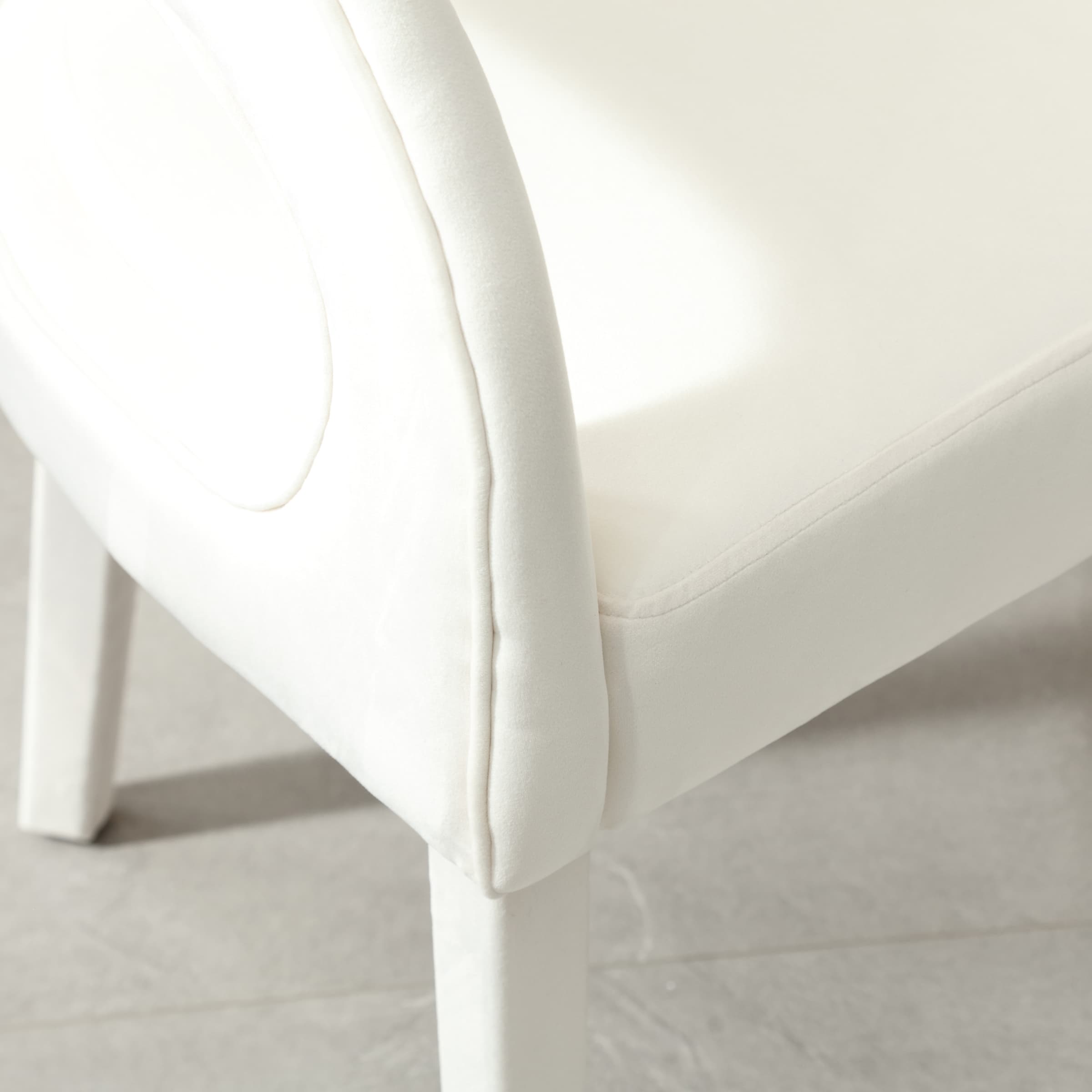 CHICAURA Modern Sloped Arms Chairs Set of 2 - 1944DC