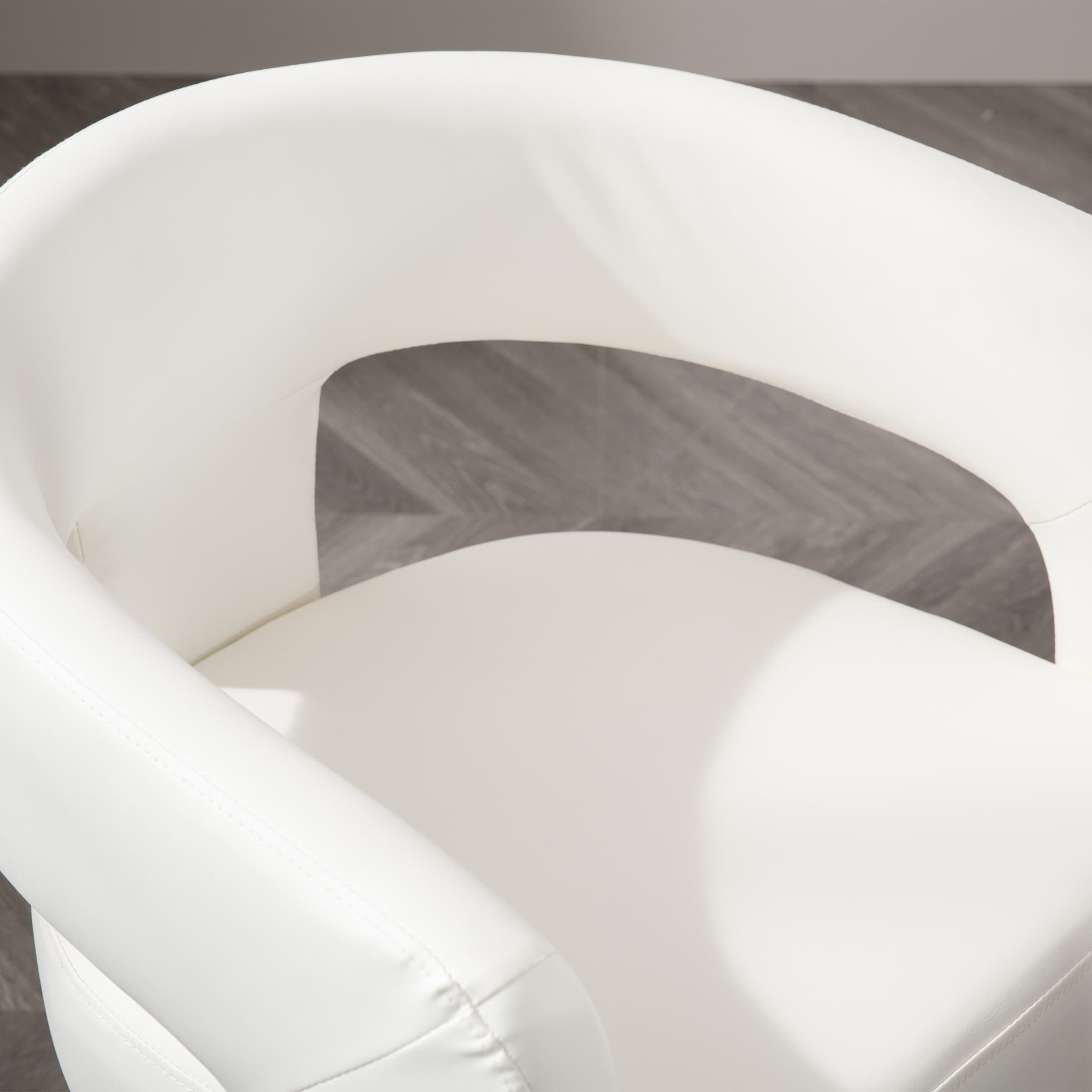 VESCASA Open Back Barrel Dining Chair 1 PCS - 5101DC