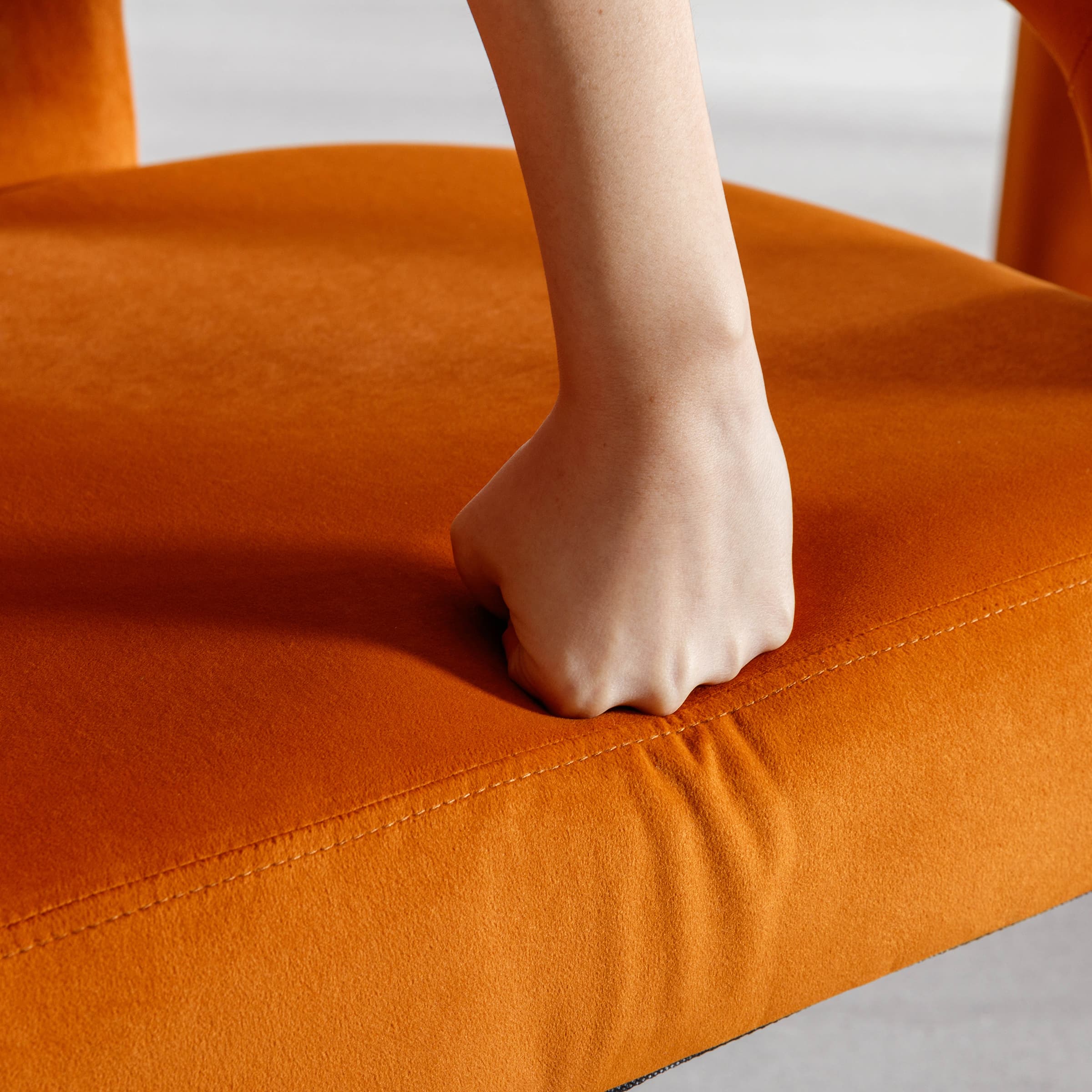 VESCASA Open Back Barrel Dining Chair 1 PCS - 5101DC