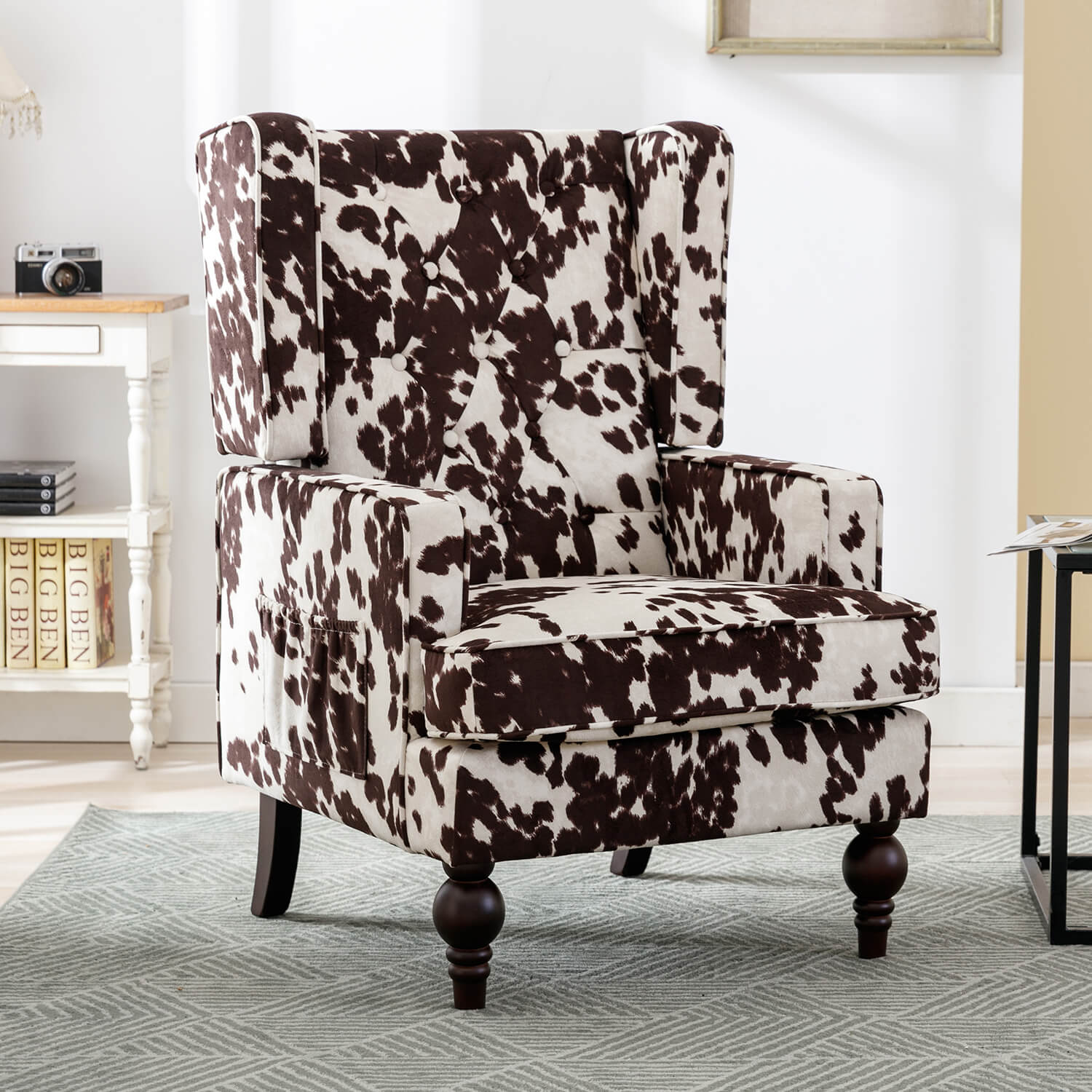 Kmax Tufted Accent Chair 1 PCS - 8144AC