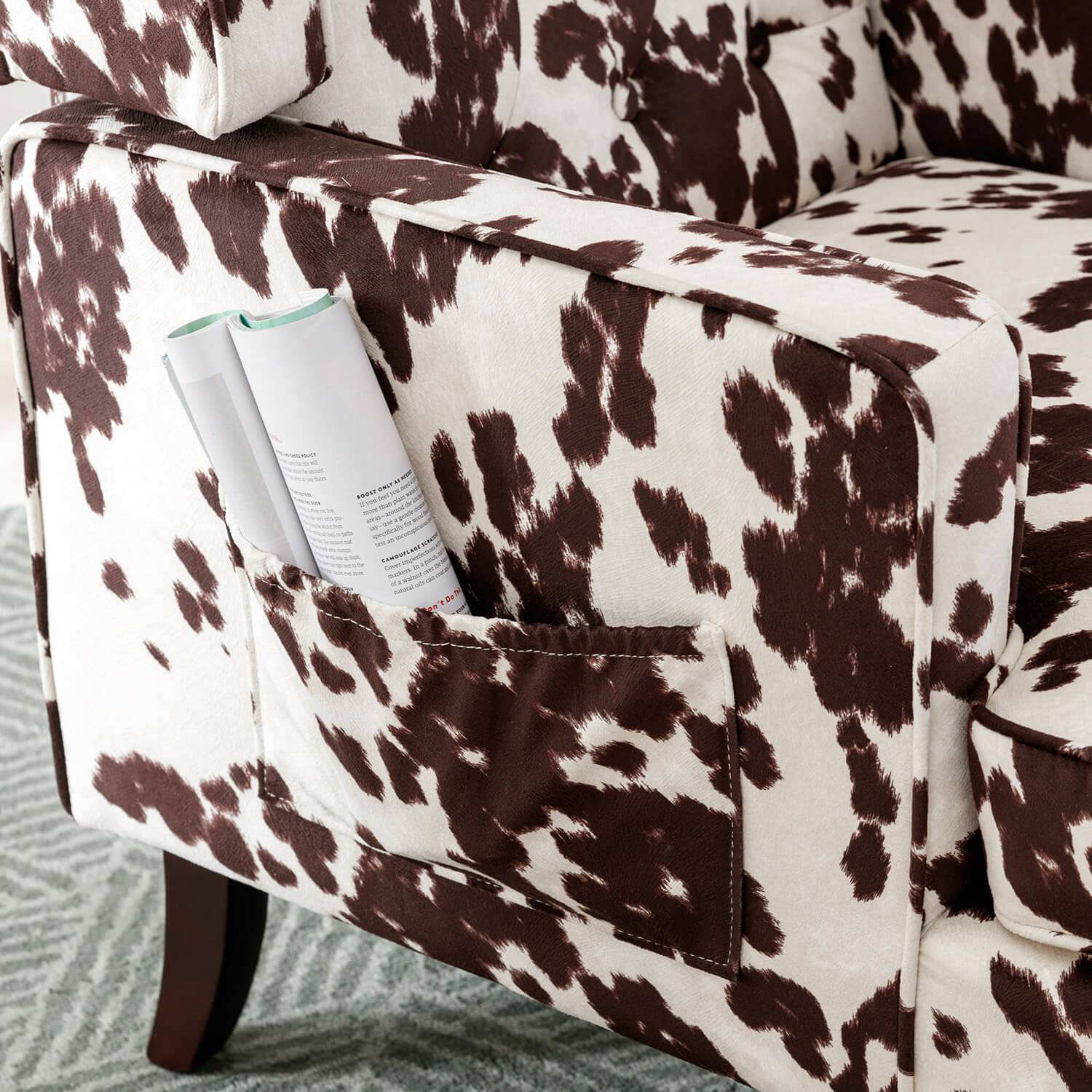 Kmax Tufted Accent Chair 1 PCS - 8144AC