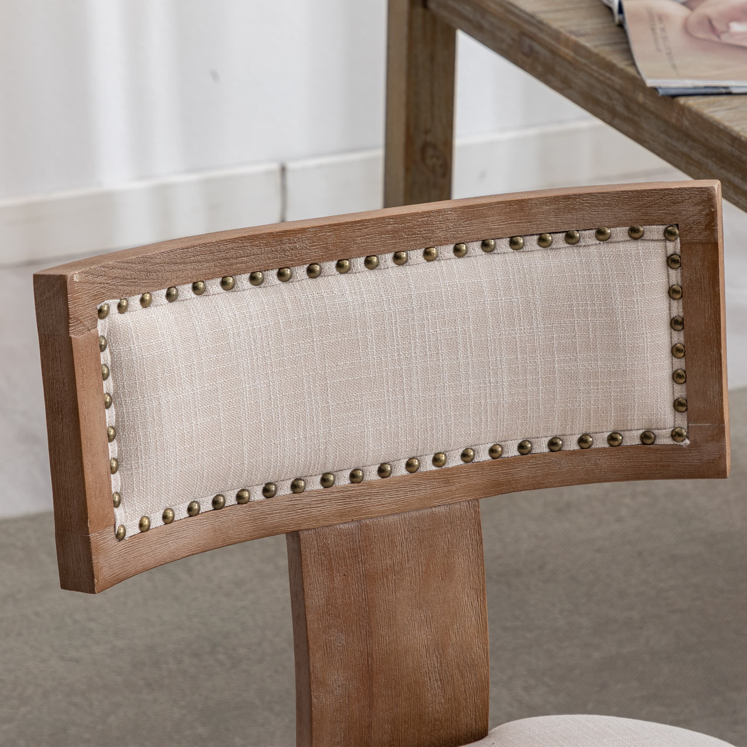 CIMOTA Classic Curved Open Back Dining Chairs Set of 2 - 1670&1917&1918