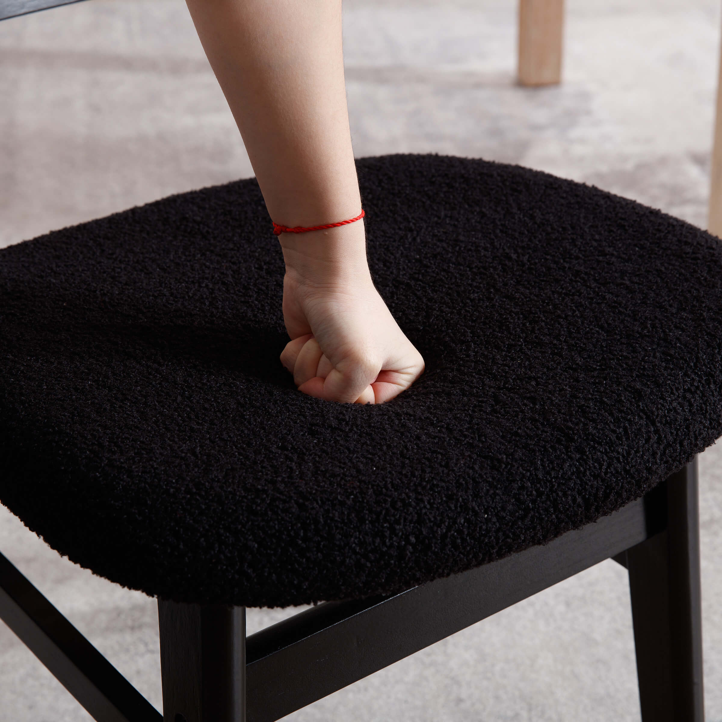 ROCITY Farmhouse Cane Back Dining Chairs Set of 2 - 8009DC