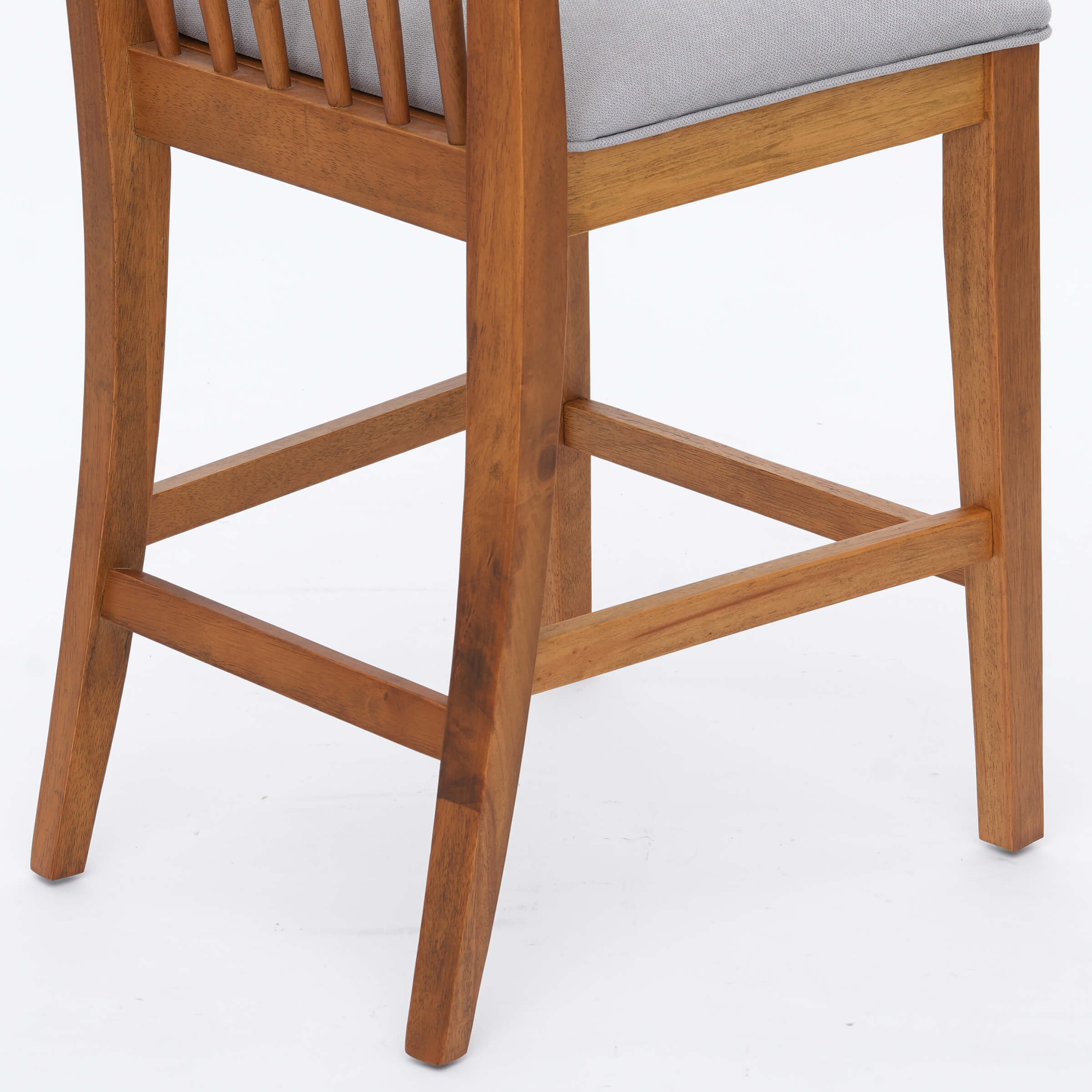 KMAX Farmhouse Counter Height Bar Stools Set of 2 - 00241CS