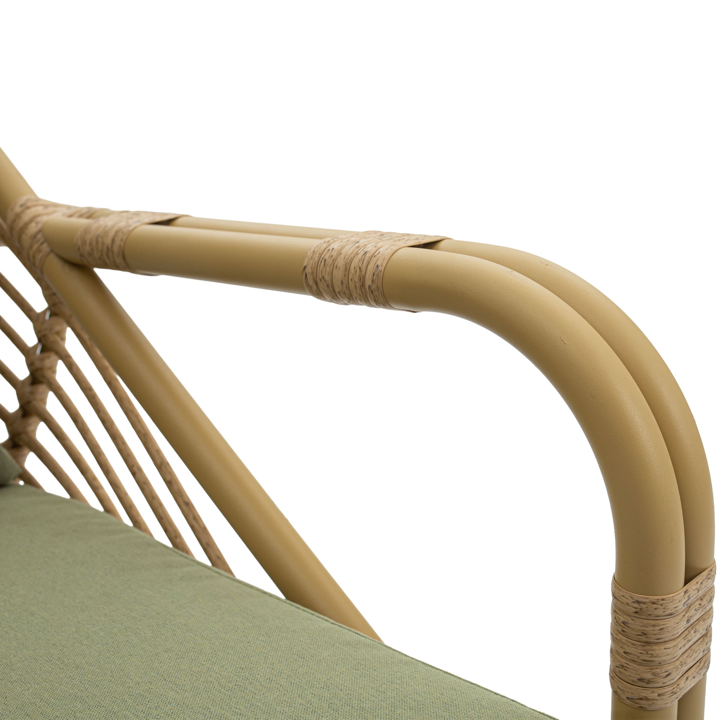 Patio Rope Chairs Set with Storage Table 3 PCS - 25012SE