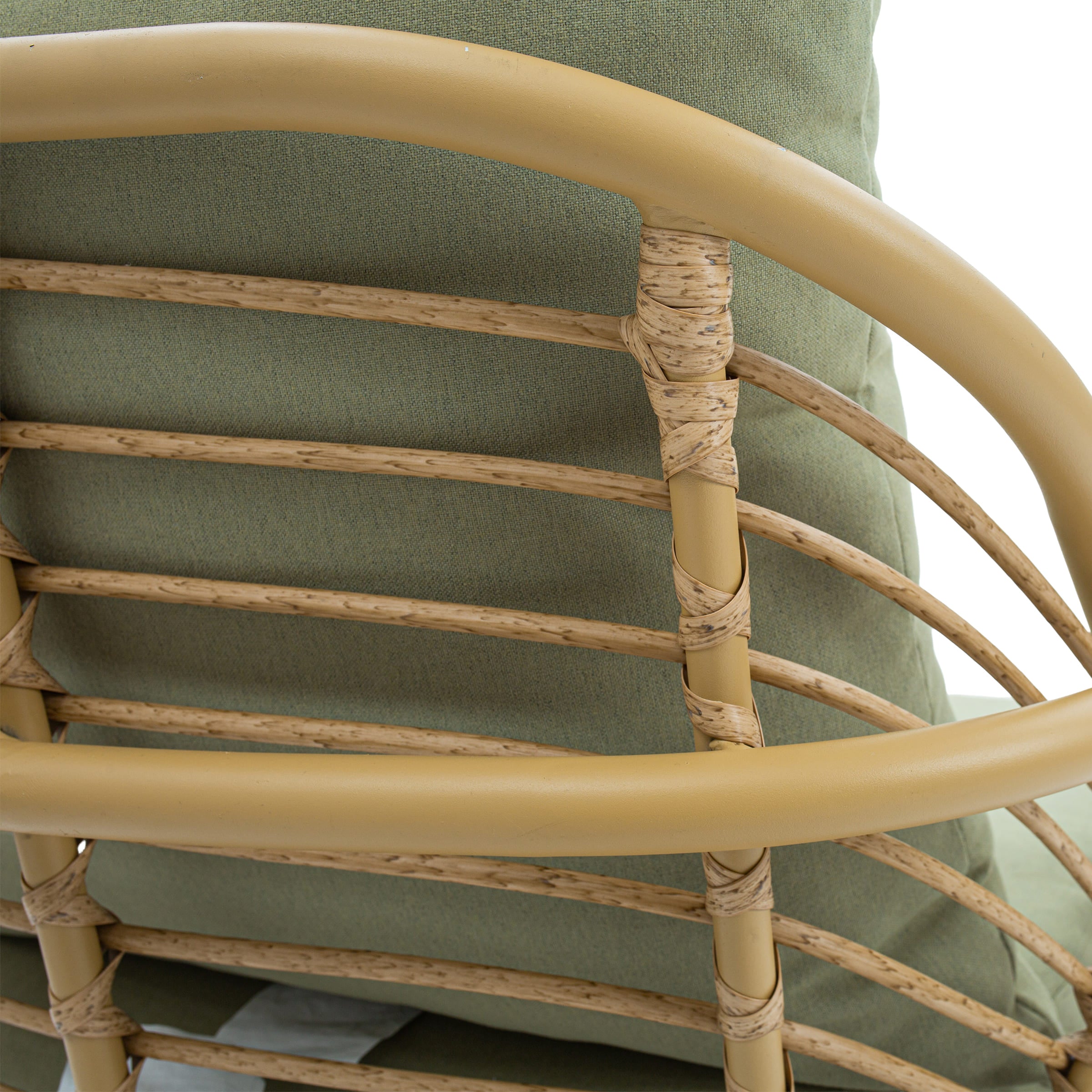 Patio Rope Chairs Set with Storage Table 3 PCS - 25012SE