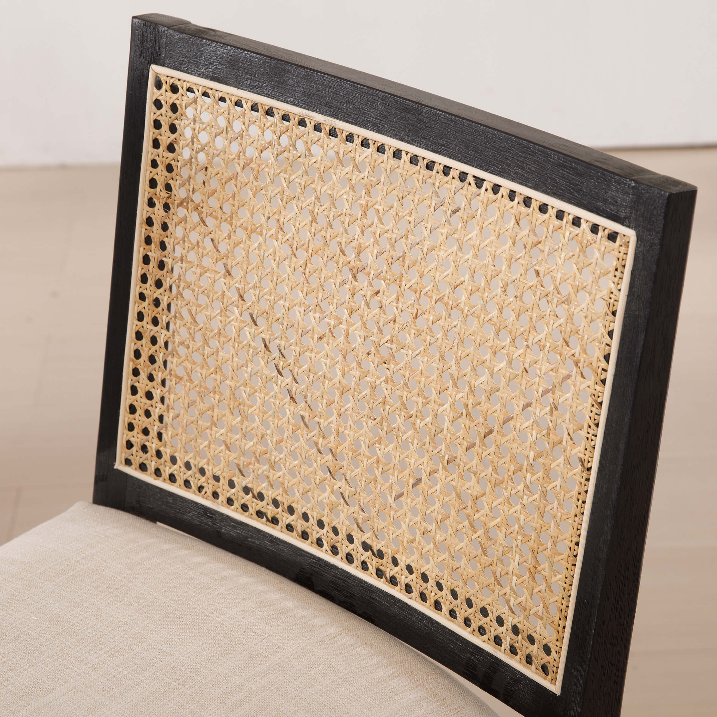 EALSON 26.5"H Rattan Back Wood Counter Stools Set of 2 - 5802CS