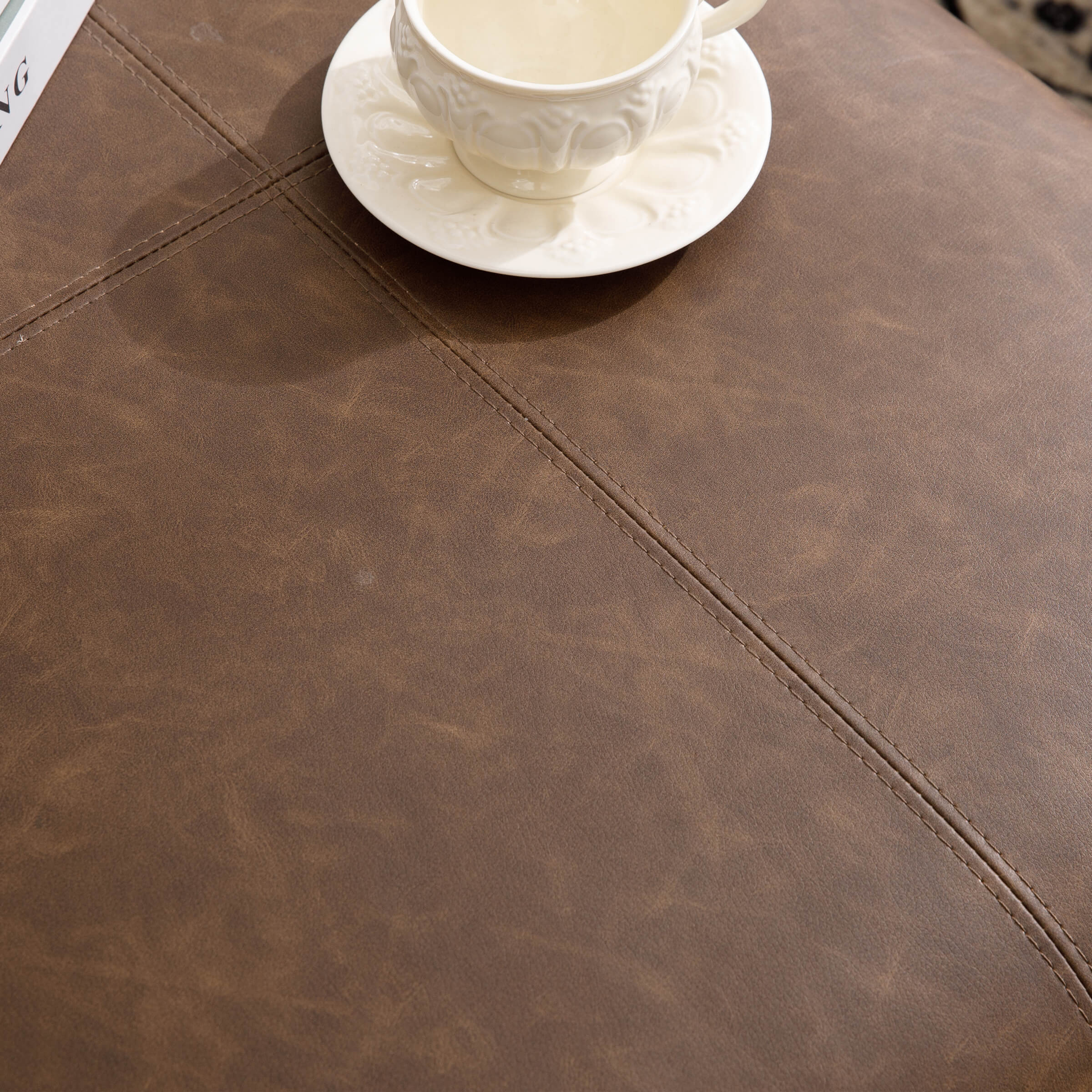 CIMOTA Rivet-Trimmed Storage Coffee Table - 2204CT