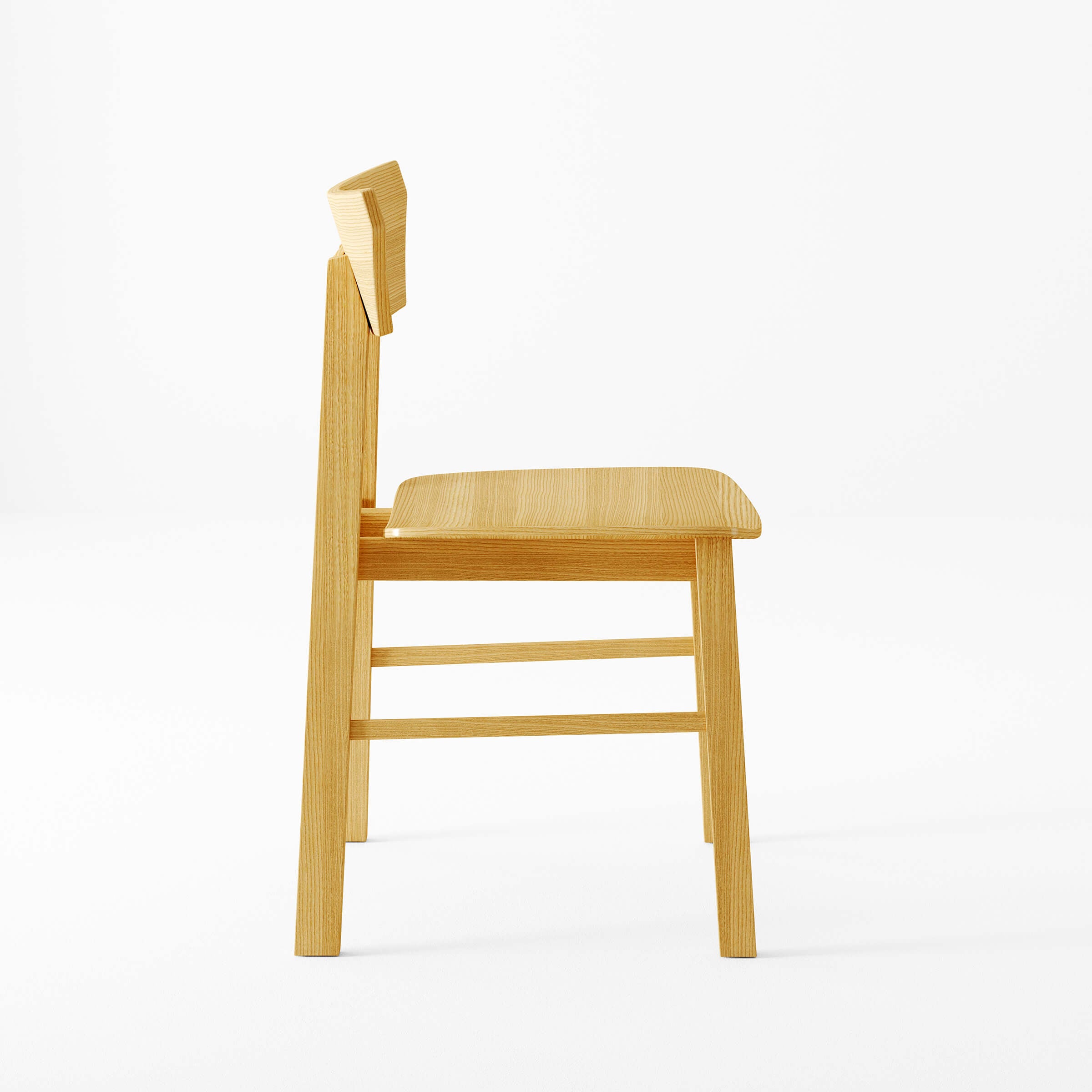 VESCASA Wooden High Backrest Dining Chairs Set of 4 - 2110