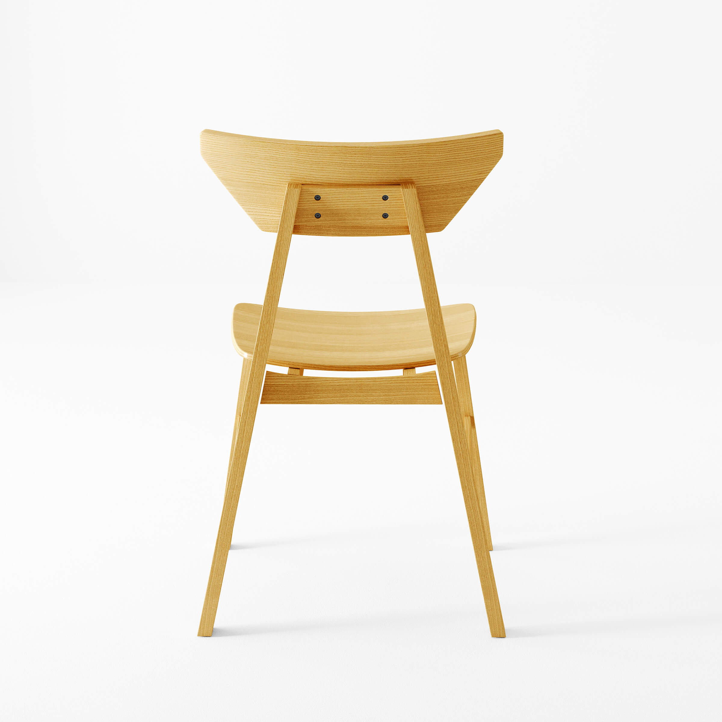 VESCASA Wooden High Backrest Dining Chairs Set of 4 - 2110