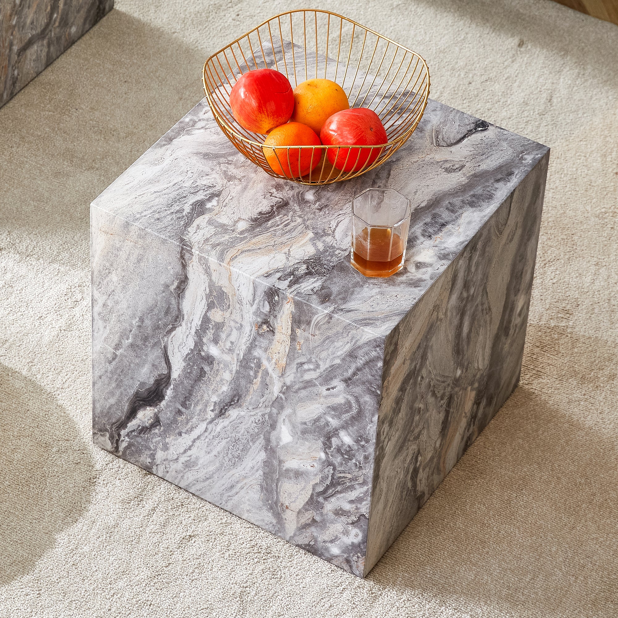 Minimalist MDF Modern Square Coffee Table