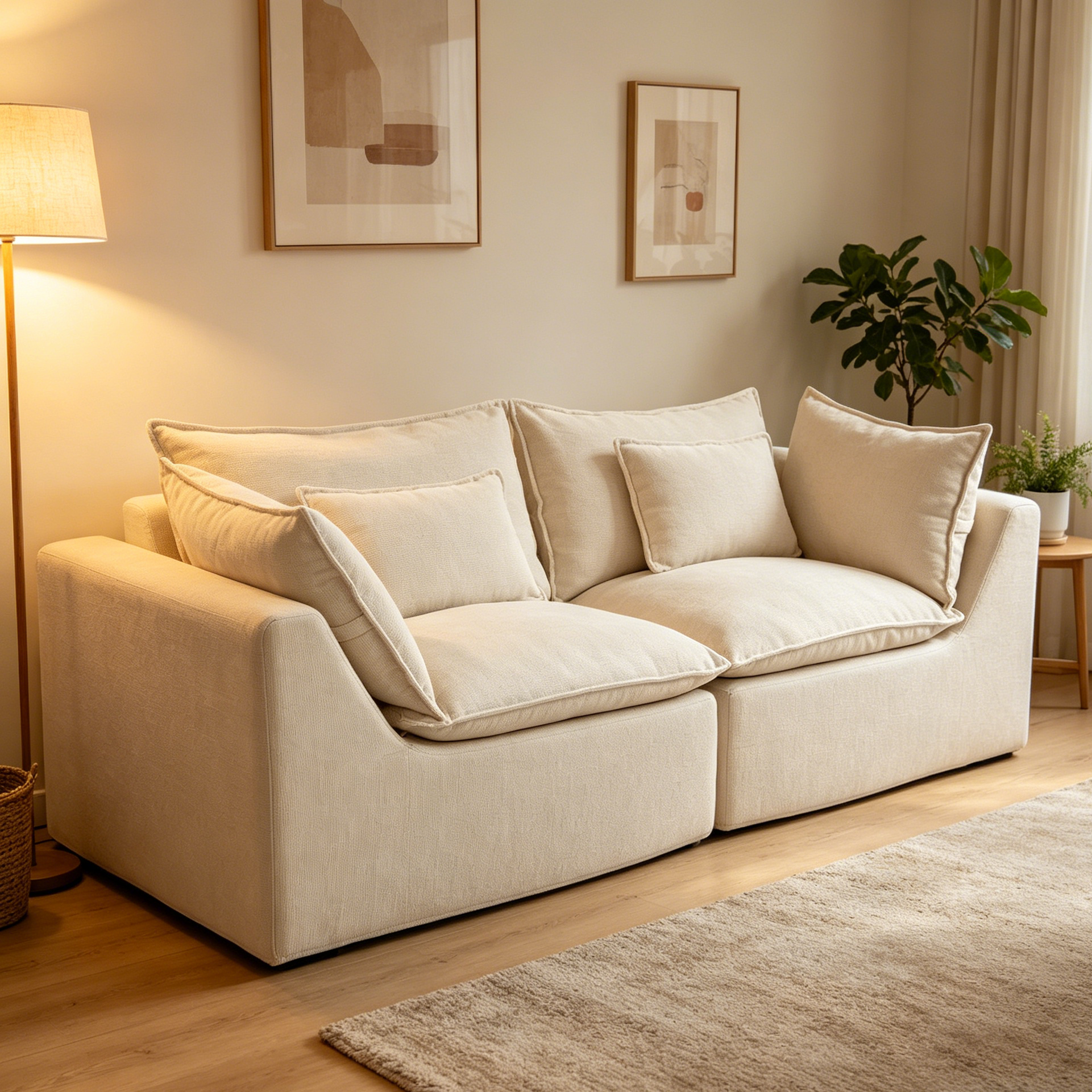 Oversized Deep Seat Modular Sectional