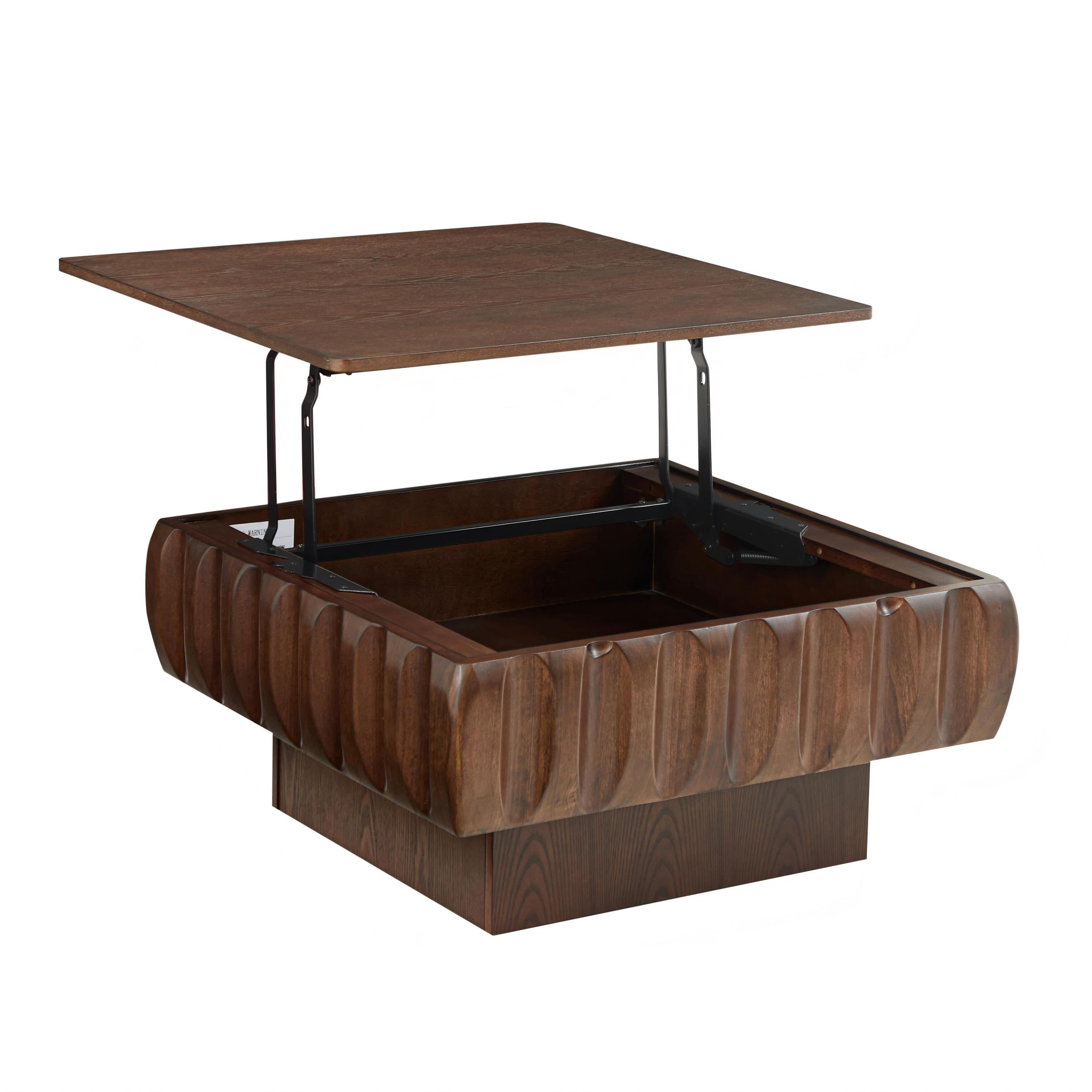 Lift-Top with Hidden Storage Coffee Table