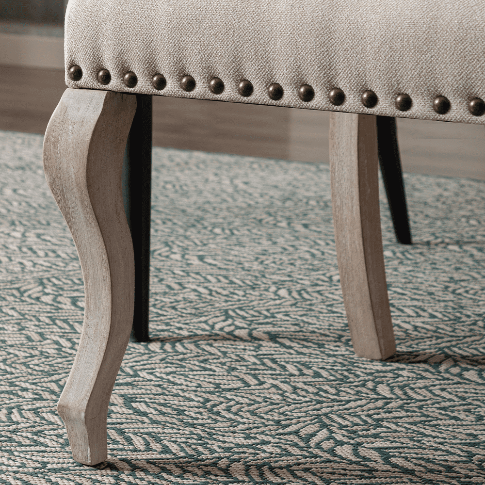 Parsons Linen Dining Chairs Set of 2 - 1296DC