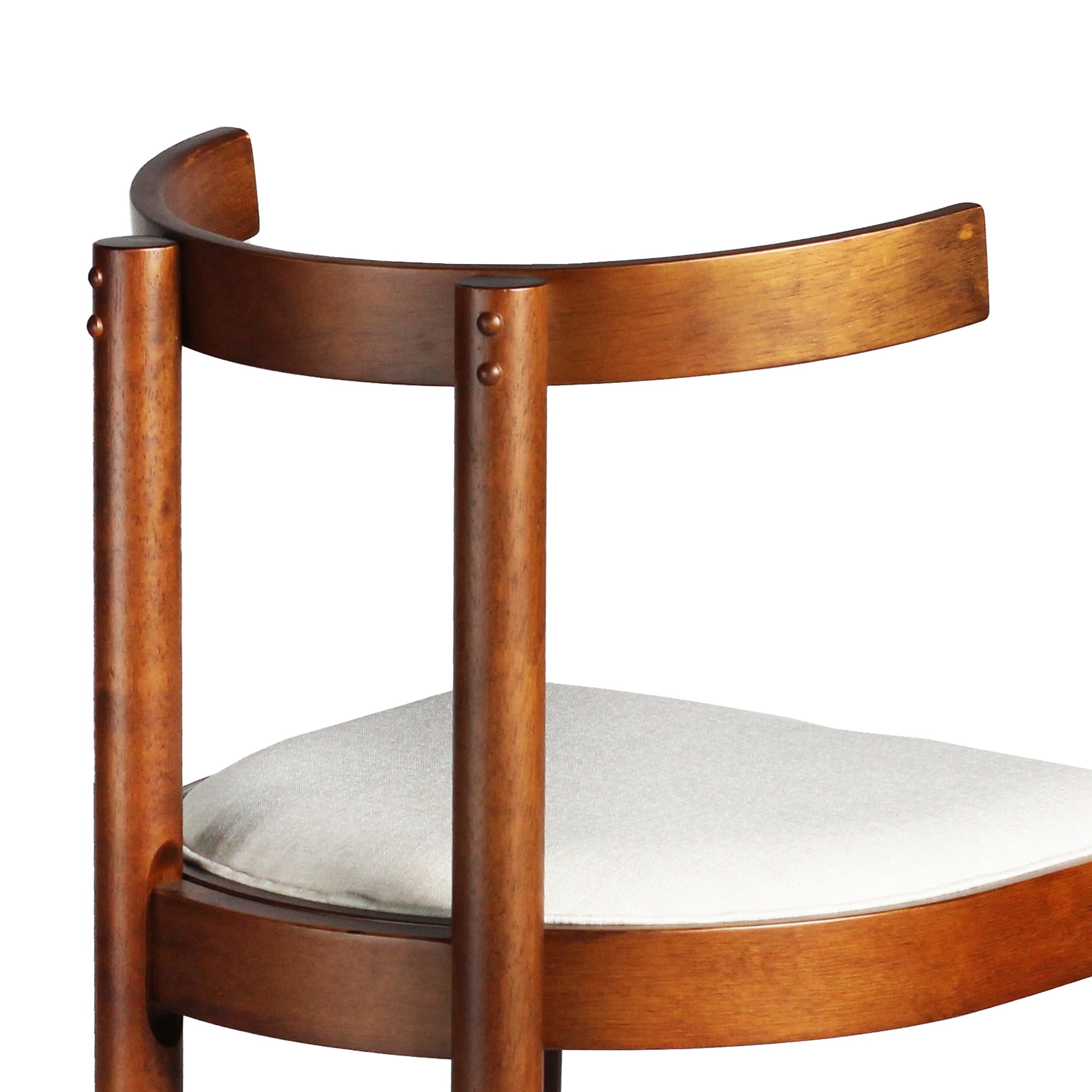 Janoray Wood Curve Back Dining Chairs Set of 2- XX036DC