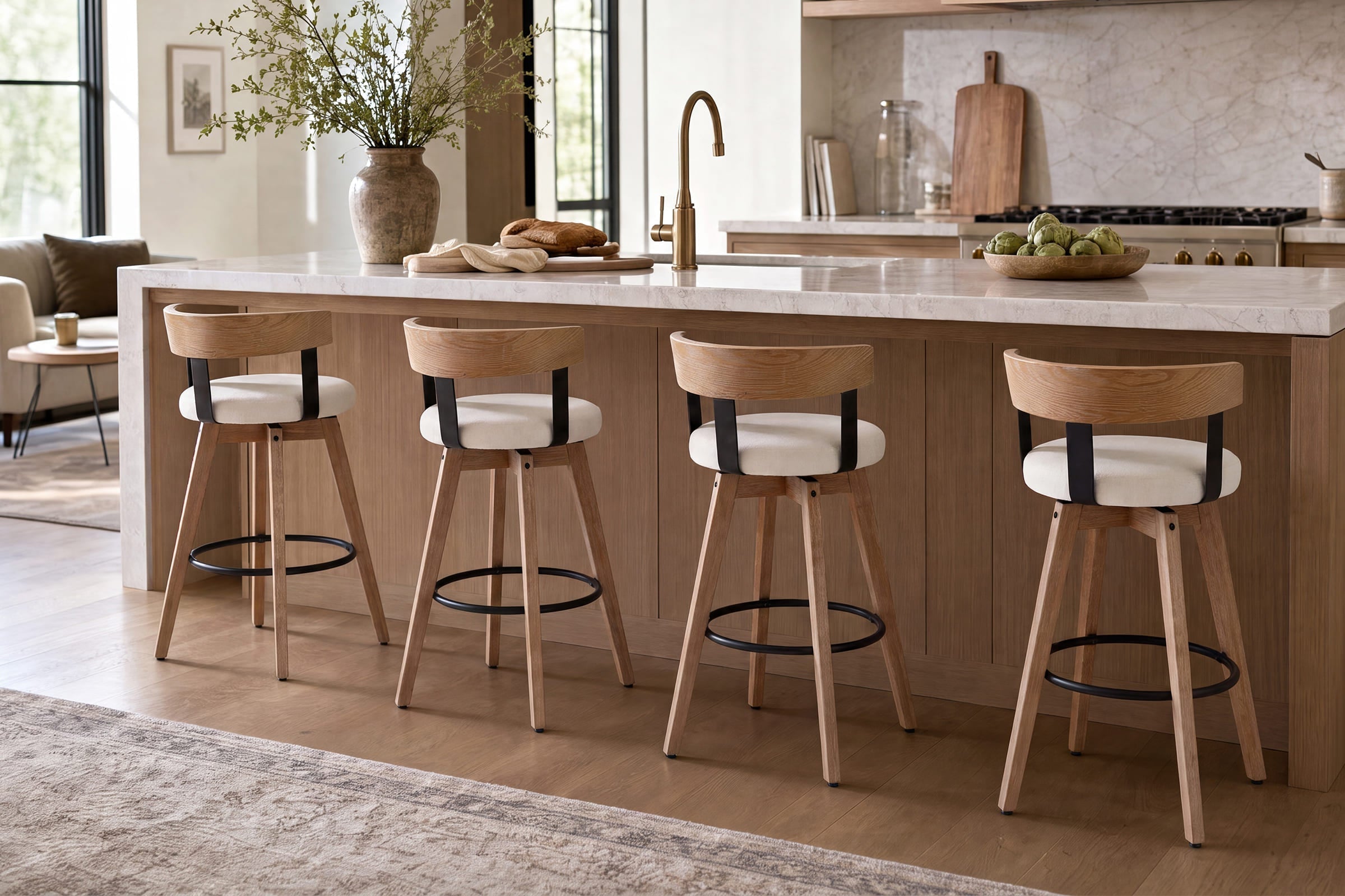 CHAIRUS Ergonomic Counter Stool  for Kitchen Island