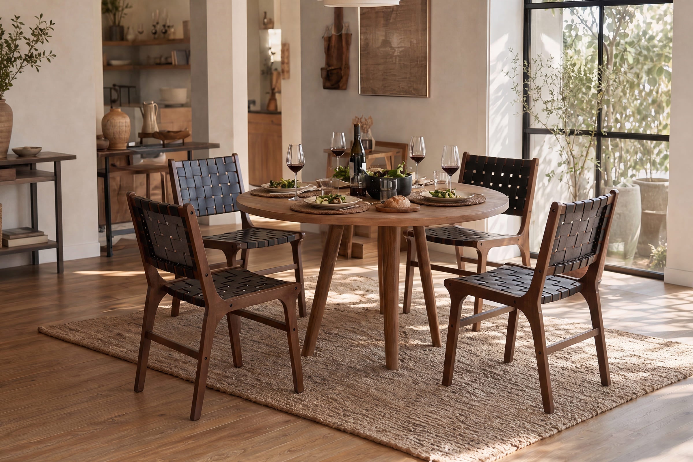 chairus Dining Chairs That Match a Boho-Chic Living Room