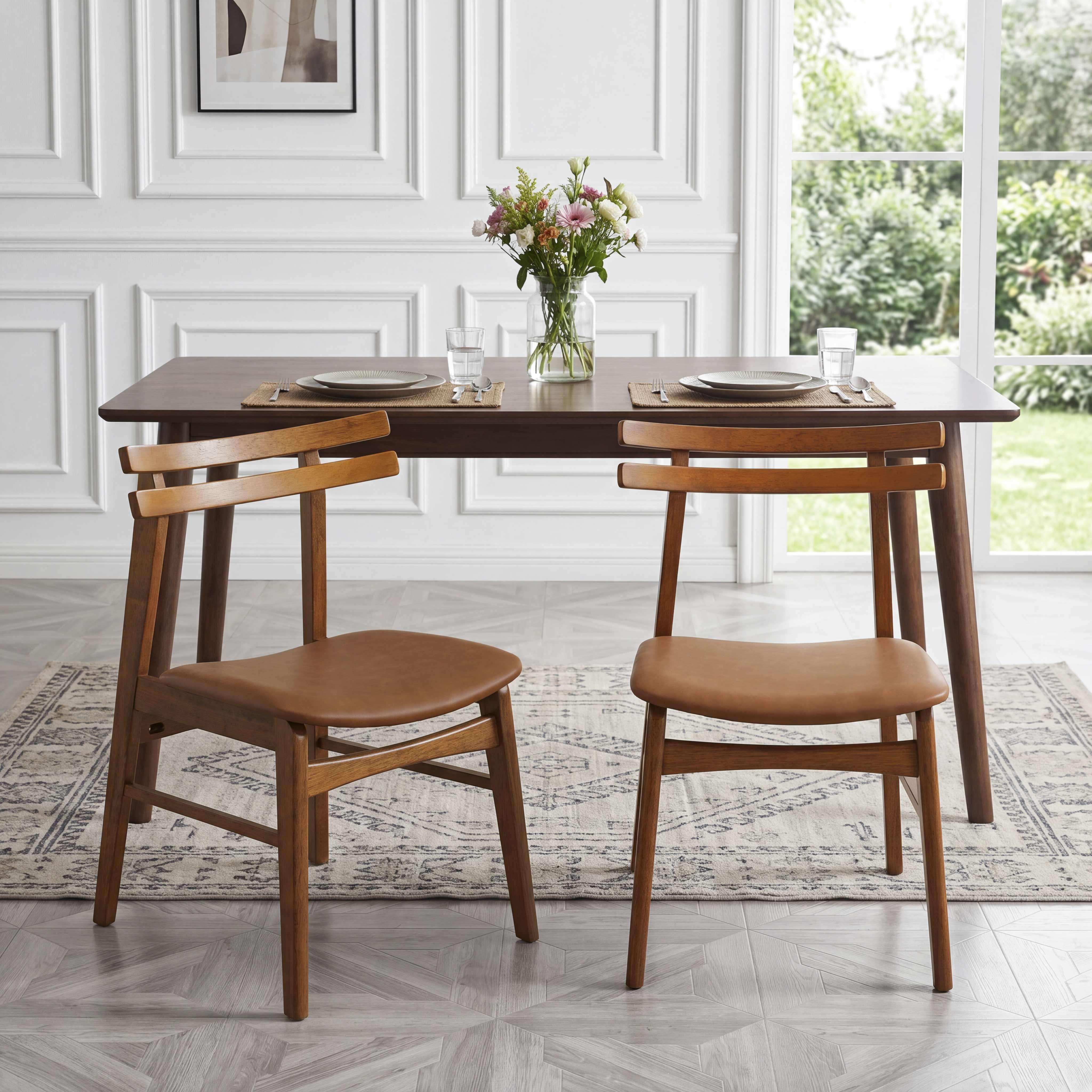 Dining Chairs with Curved Open Back - 60131DC