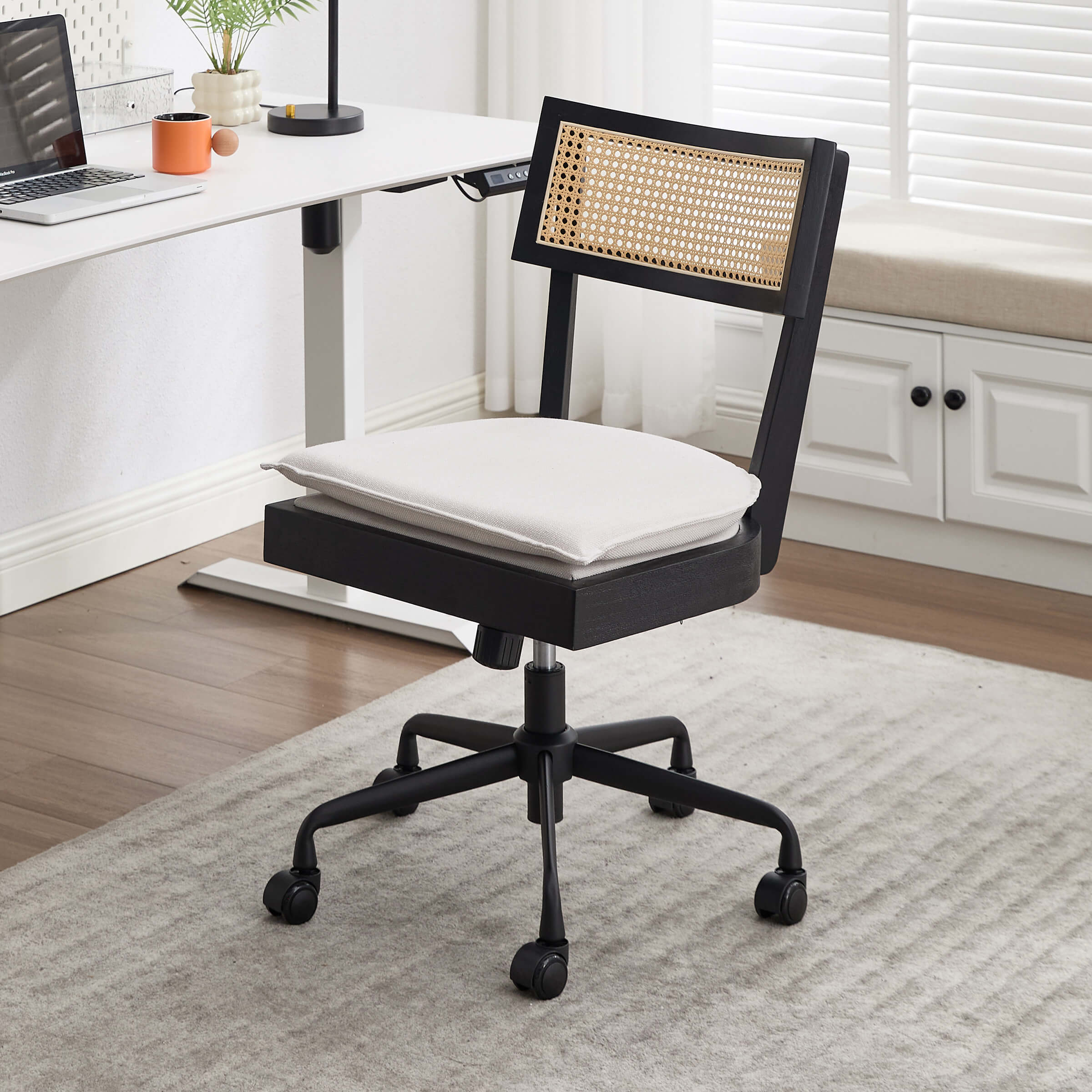 KMAX Spinning Adjustable Office Chairs - 8067OC