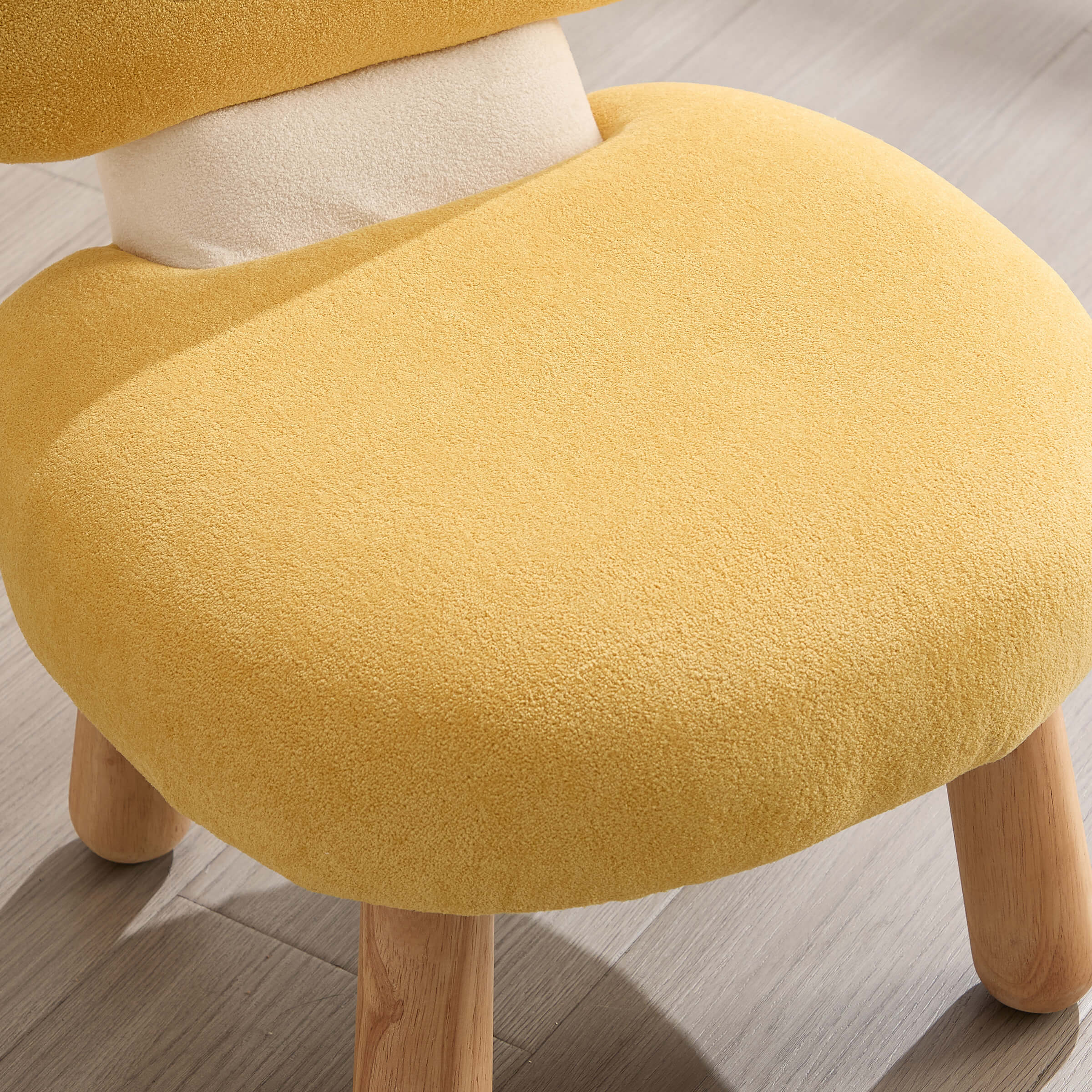 KMAX Soft Mushroom Shape Chenille Kids Chair - 4010DC