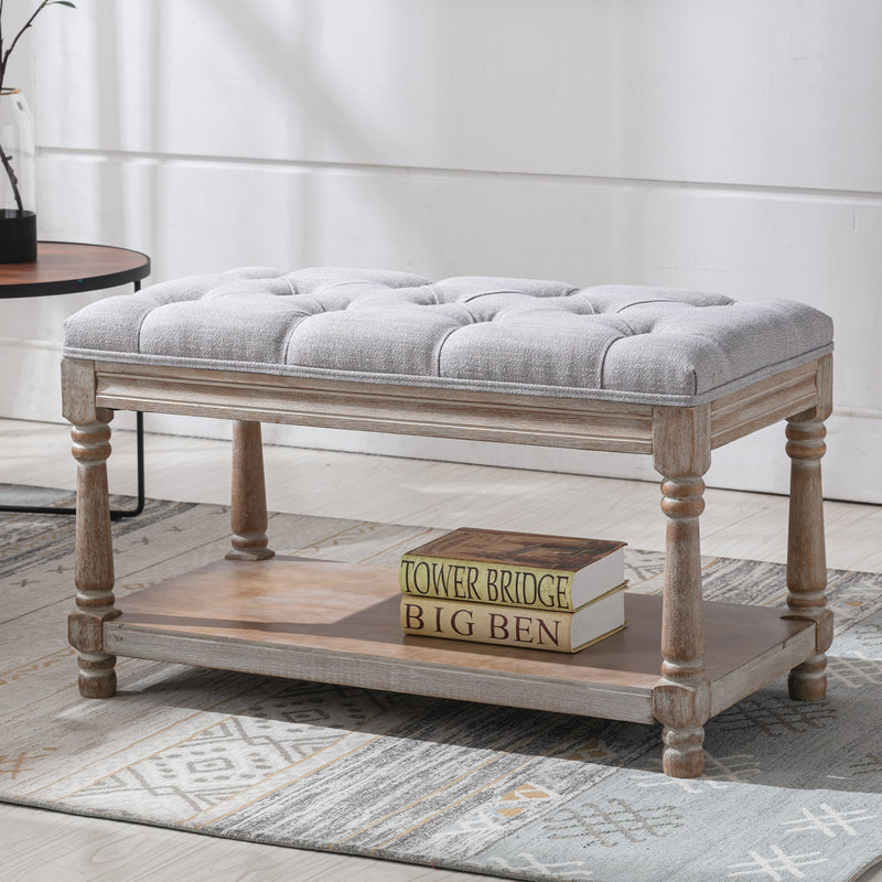 Chairus Tufted Small Entryway Bench 2459