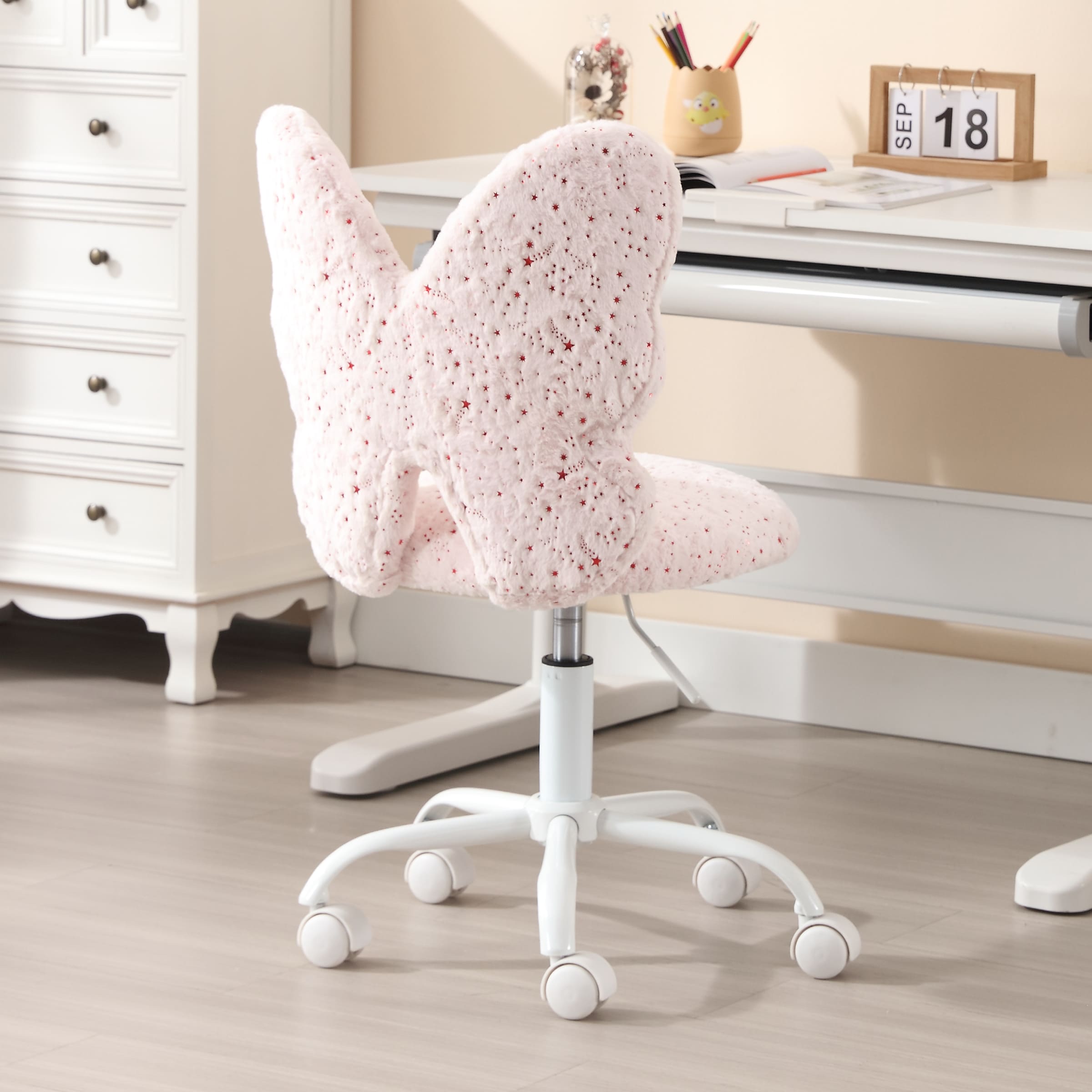 Kmax Butterfly Colorful Swivel Kids Desk Chair 1 PCS - 1723KC