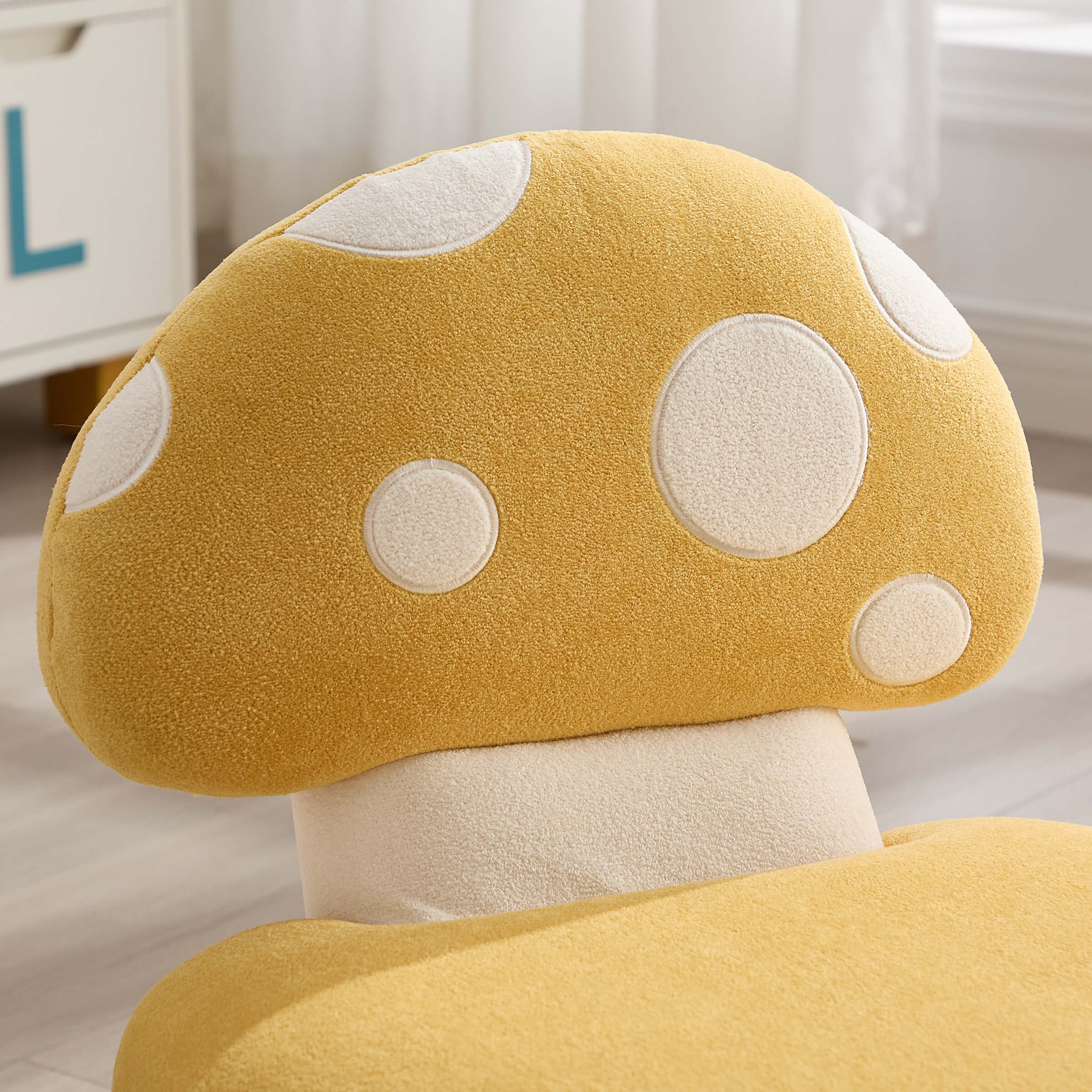 KMAX Soft Mushroom Shape Chenille Kids Chair - 4010DC
