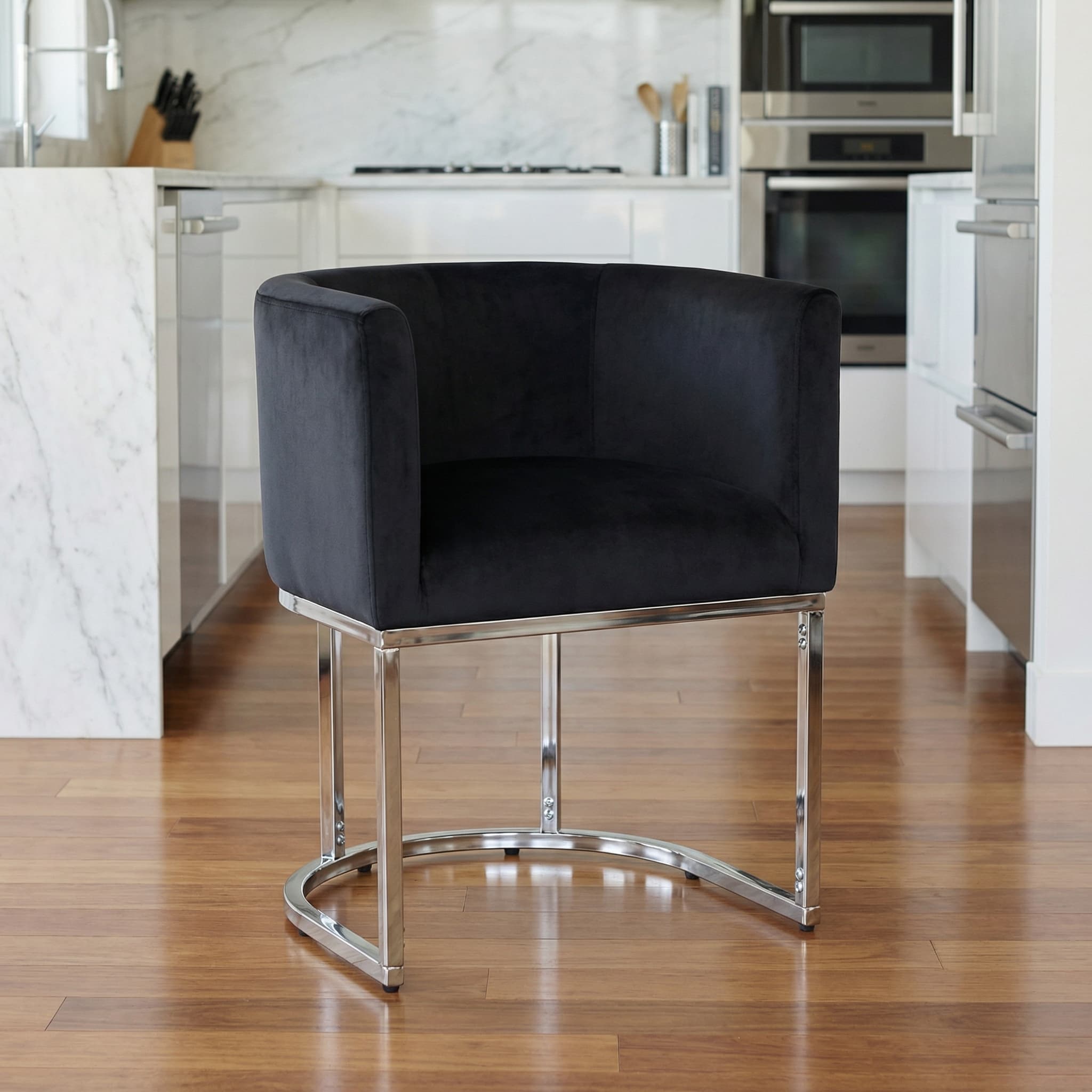 Barrel Back Upholstered Dining Chair 1PCS - 1869DC