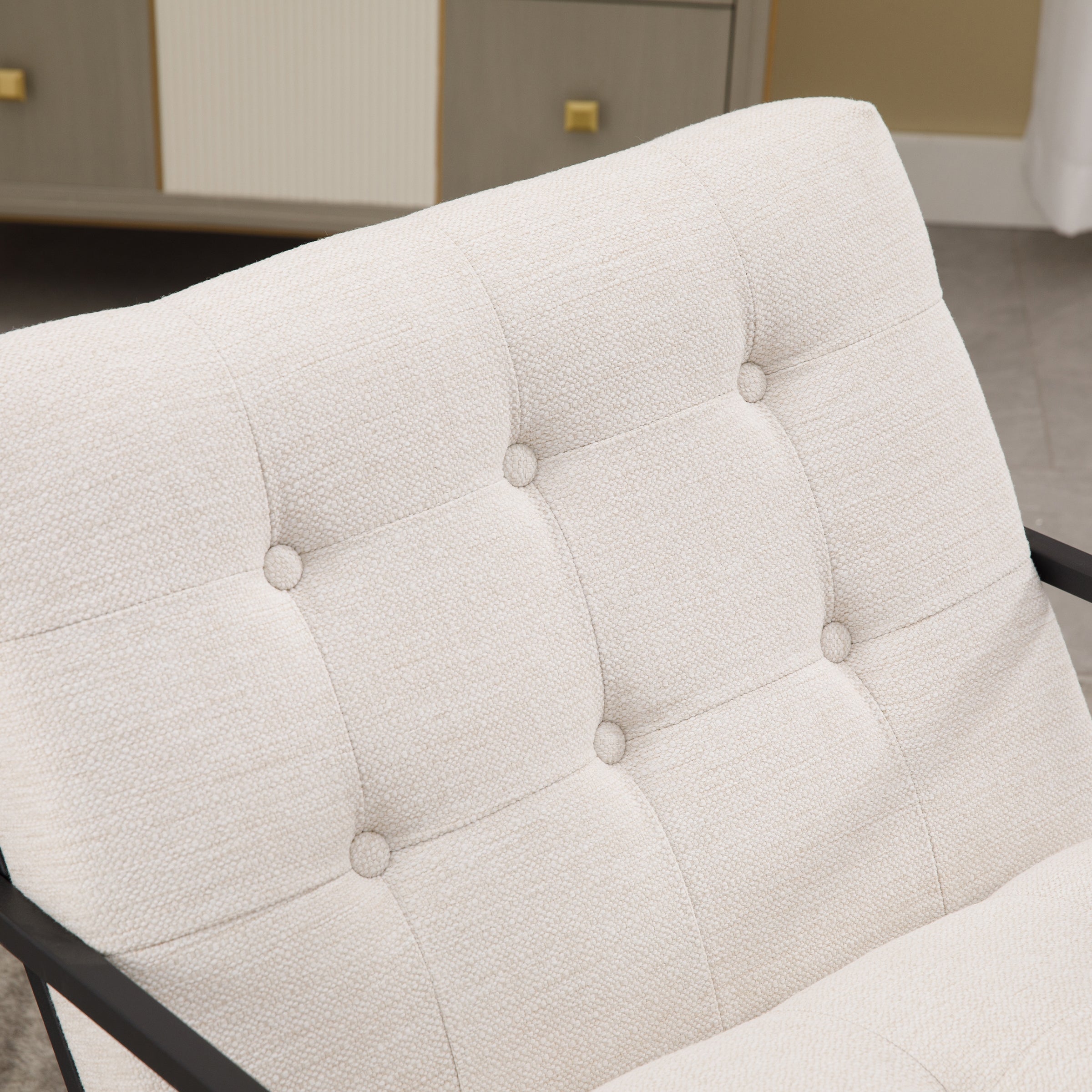 VESCASA Linen Rocking Recliner Chair 1 PCS - 3935RC