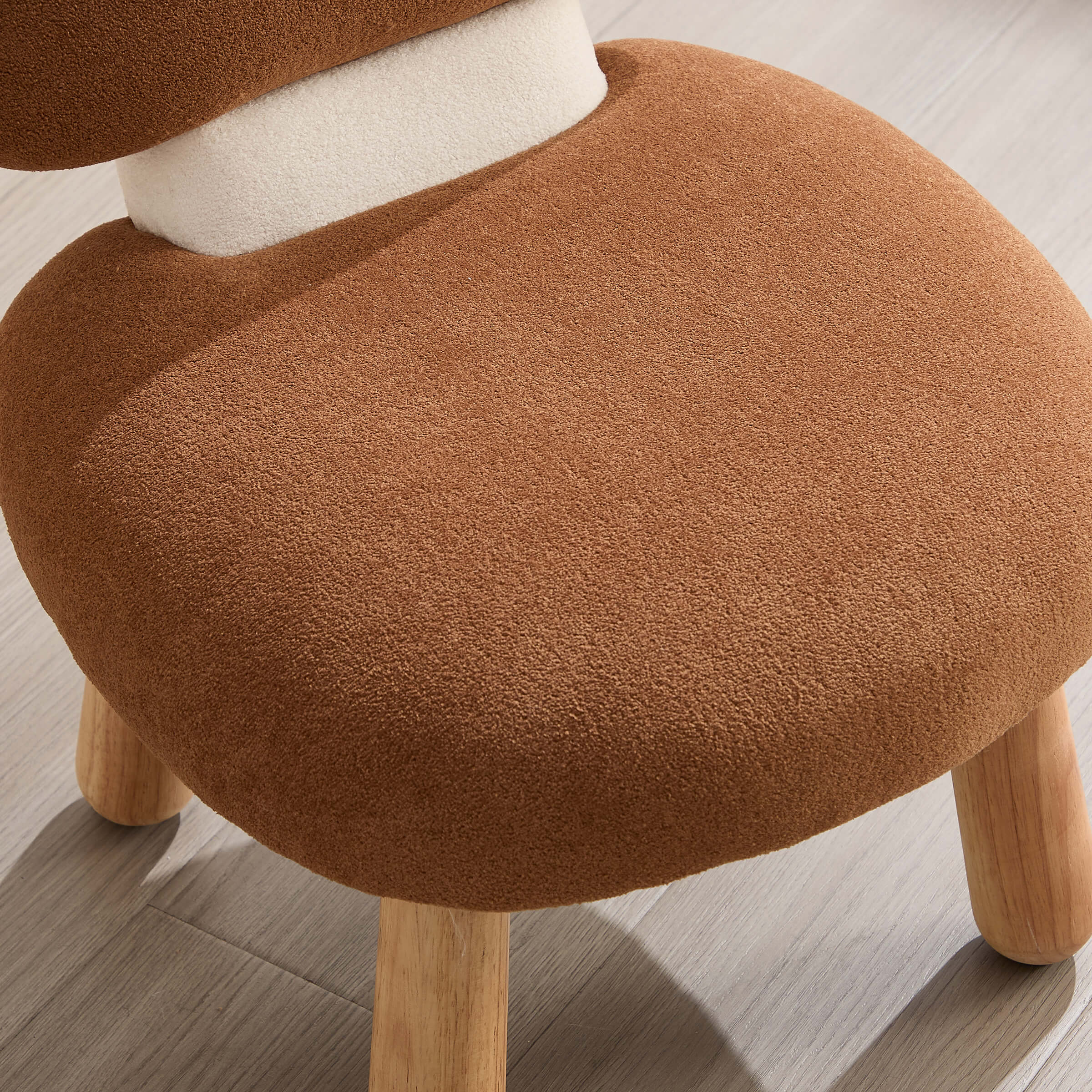KMAX Soft Mushroom Shape Chenille Kids Chair - 4010DC