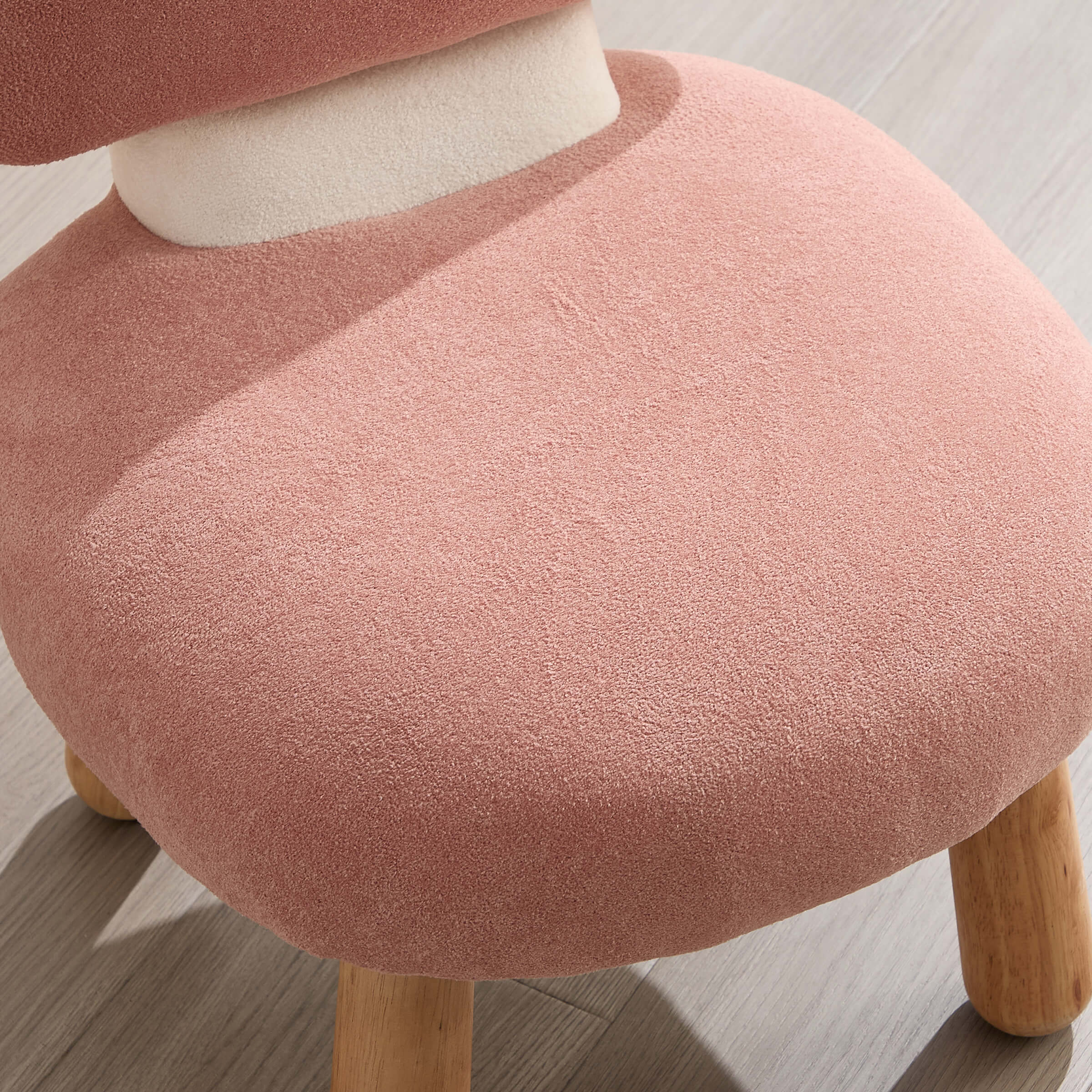 KMAX Soft Mushroom Shape Chenille Kids Chair - 4010DC