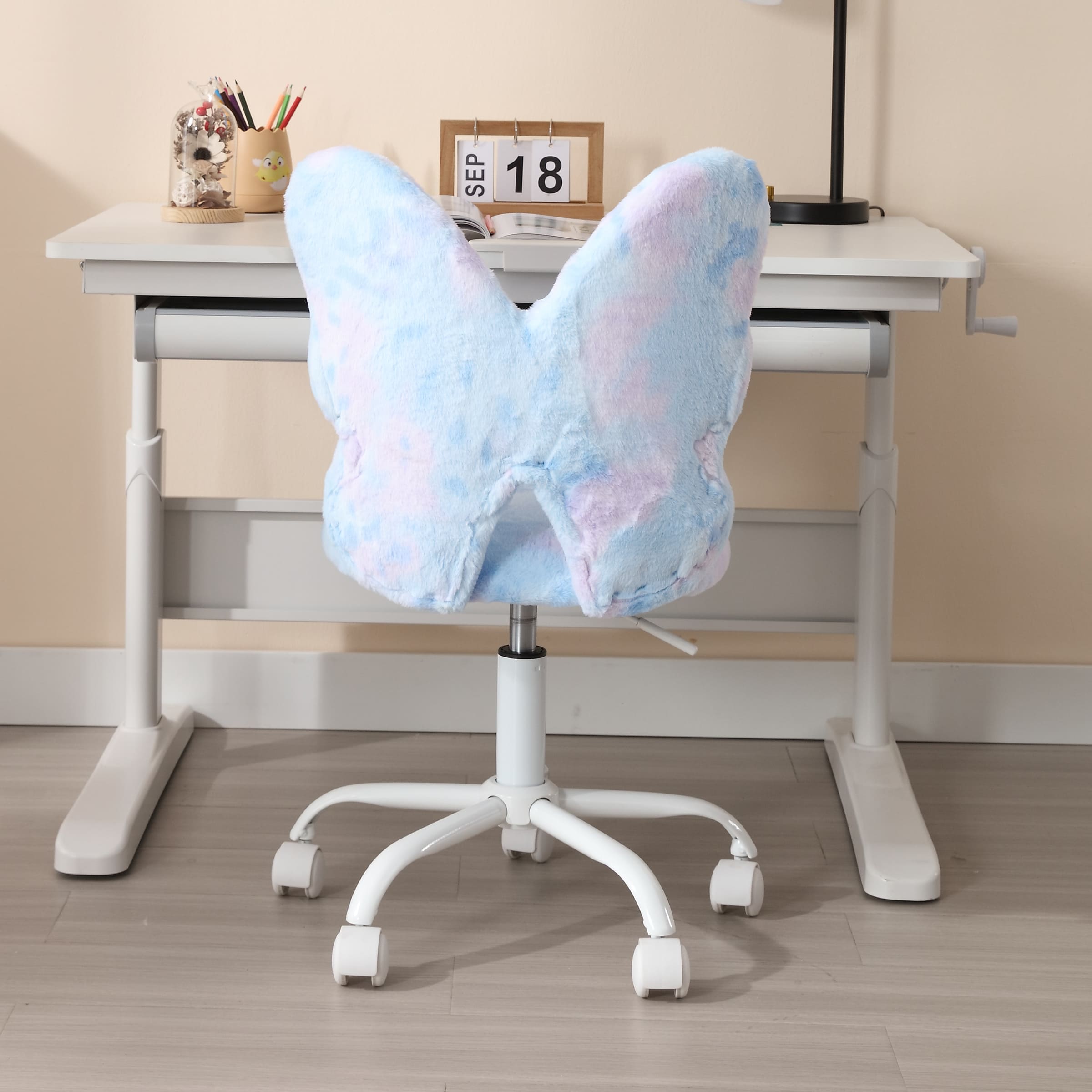 Kmax Butterfly Colorful Swivel Kids Desk Chair 1 PCS - 1723KC