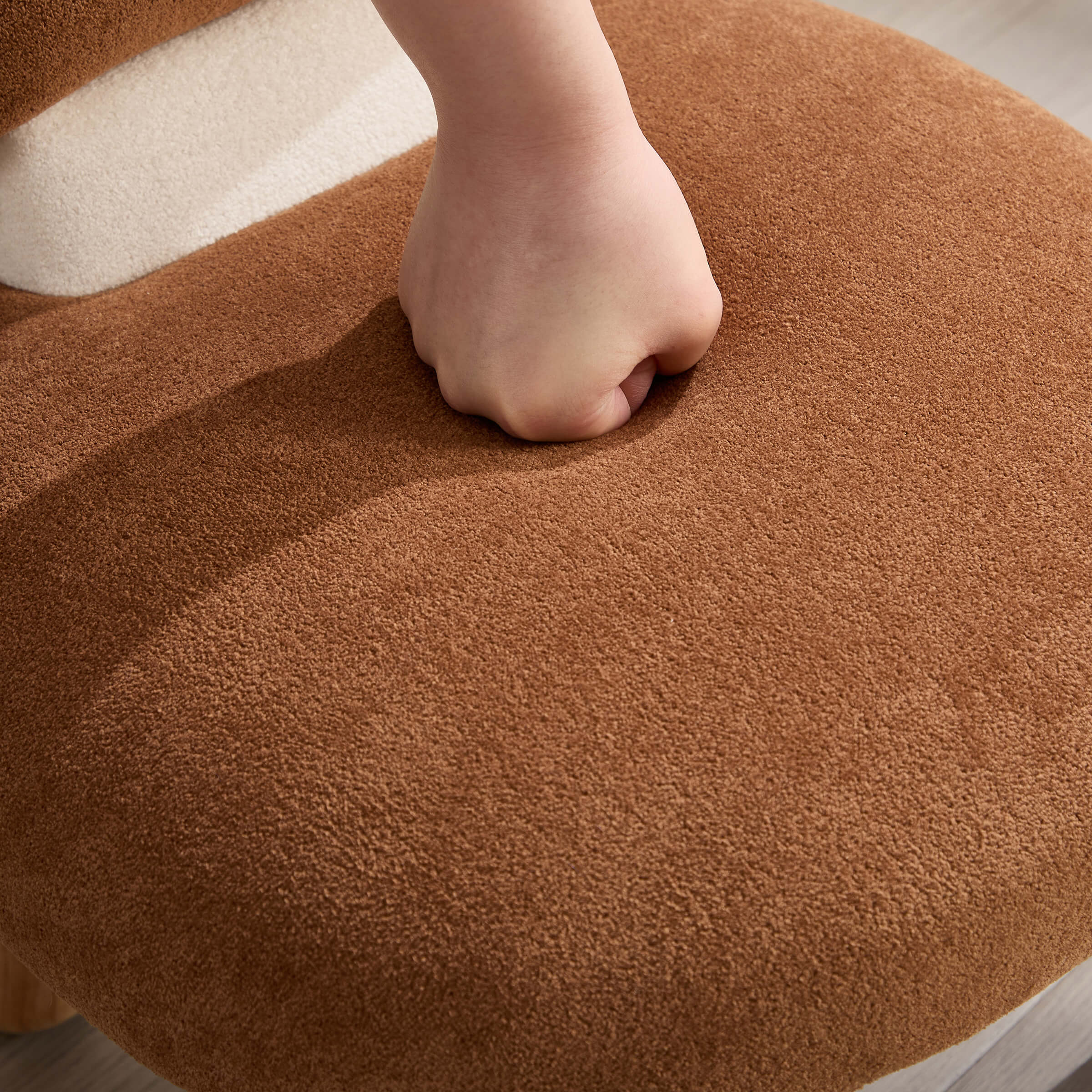 KMAX Soft Mushroom Shape Chenille Kids Chair - 4010DC