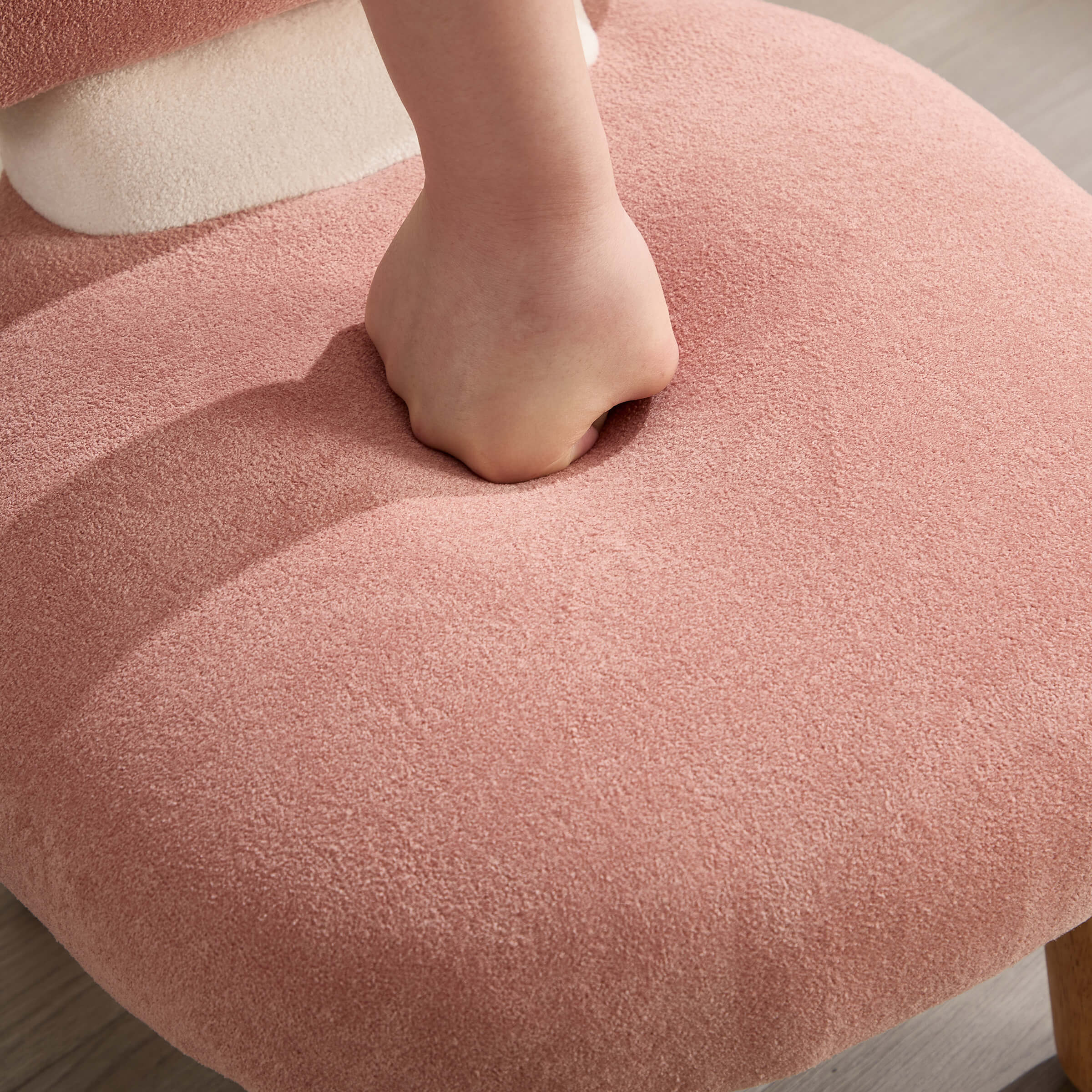 KMAX Soft Mushroom Shape Chenille Kids Chair - 4010DC