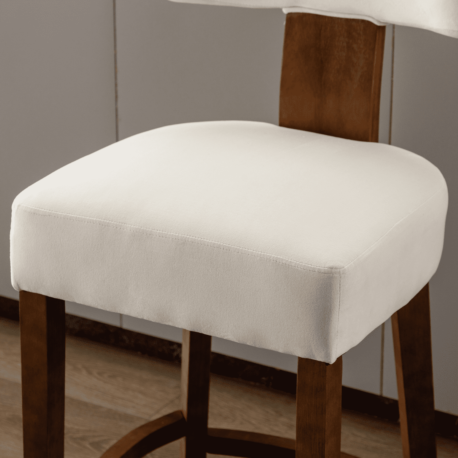 VESCASA 26"-30"H Wood Frame Counter Bar Stools Set of 2 - 5721
