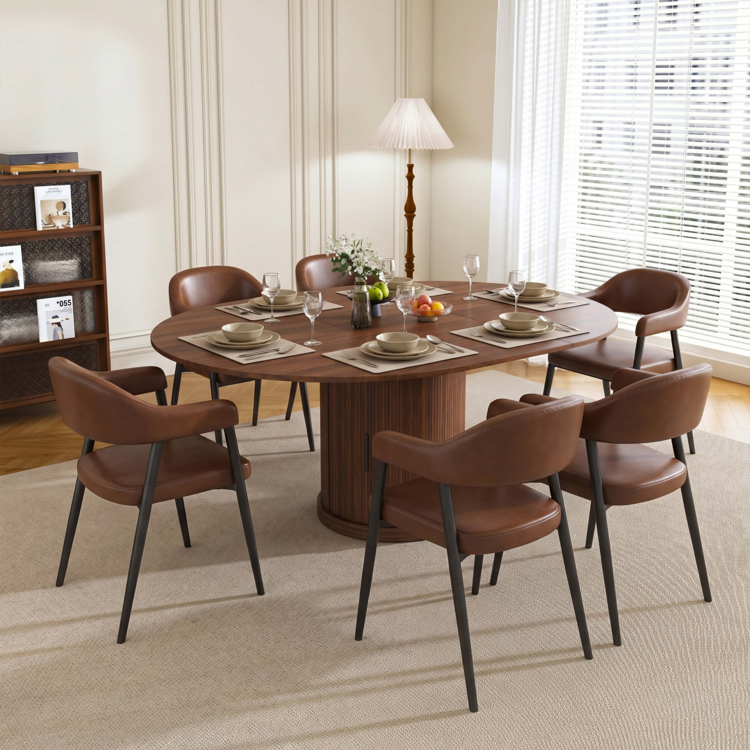 Mid-Century Modern Dining Sets for 4-6 People