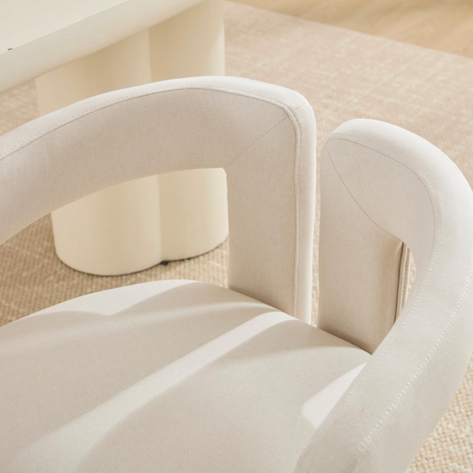 ROCITY Modern Barrel Dining Chair 1 PCS - 10068DC