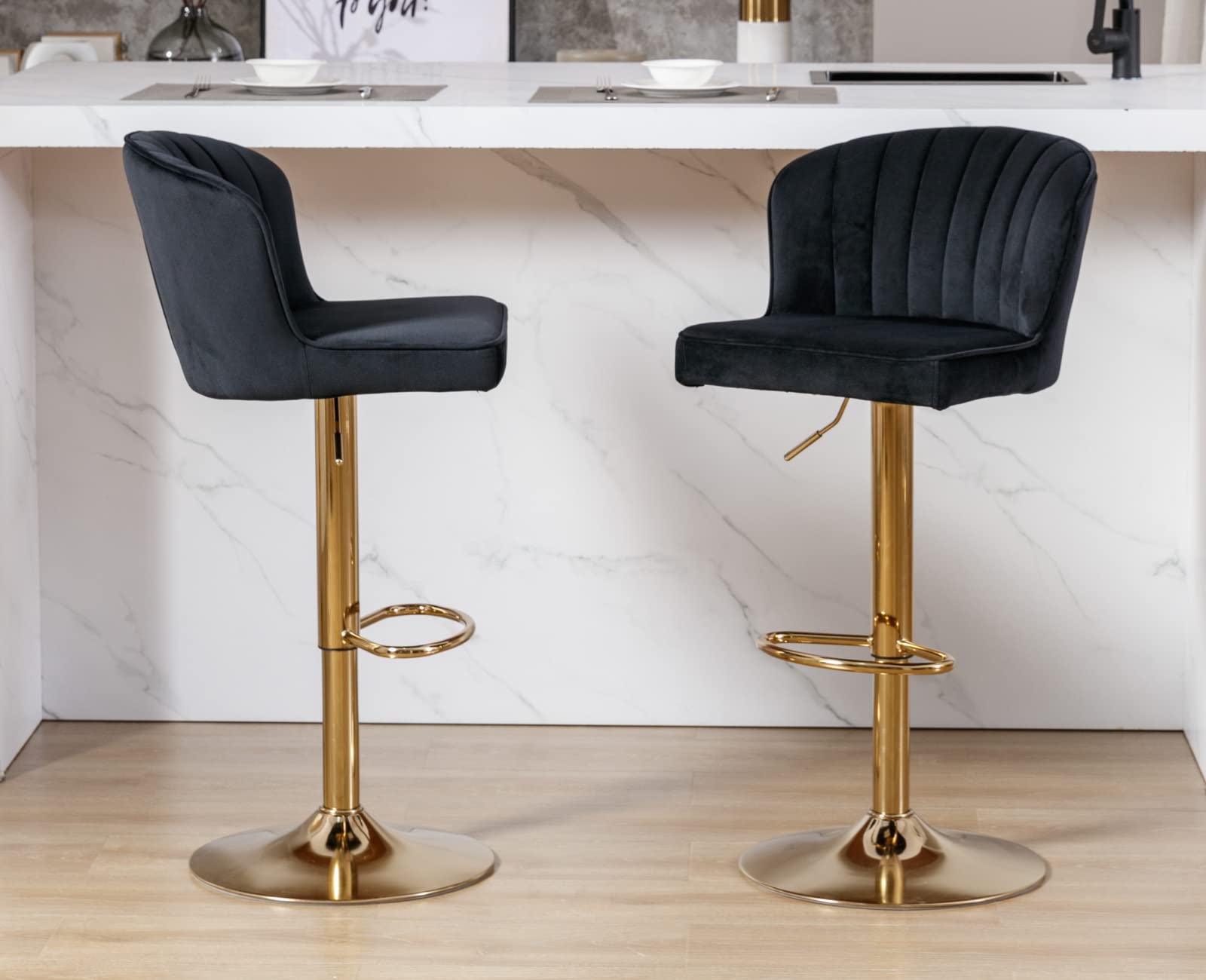 CIMOTA 25.5"H Curved Back Counter Stools Set of 2 - 8684CS