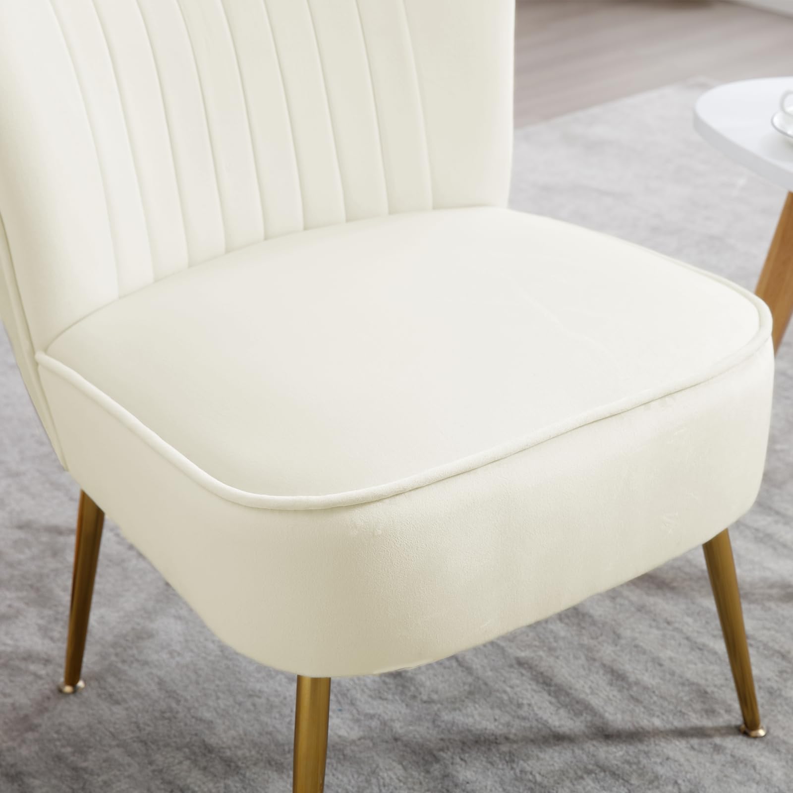 CHICAURA Mid Century Armless Accent Chair Set of 2 - XXX6AC